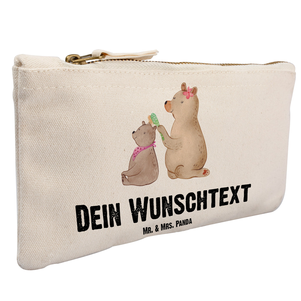 Personalisierte Schminktasche Bär mit Kind Personalisierte Schminktasche, Personalisierte Kosmetiktasche, Personalisierter Kosmetikbeutel, Personalisiertes Stiftemäppchen, Personalisiertes Etui, Personalisierte Federmappe, Personalisierte Makeup Bag, Personalisiertes Schminketui, Personalisiertes Kosmetiketui, Personalisiertes Schlamperetui, Schminktasche mit Namen, Kosmetiktasche mit Namen, Kosmetikbeutel mit Namen, Stiftemäppchen mit Namen, Etui mit Namen, Federmappe mit Namen, Makeup Bg  mit Namen, Schminketui mit Namen, Kosmetiketui mit Namen, Schlamperetui mit Namen, Schminktasche personalisieren, Schminktasche bedrucken, Schminktasche selbst gestalten, Familie, Vatertag, Muttertag, Bruder, Schwester, Mama, Papa, Oma, Opa, Geschenk, Mutti, Mutter