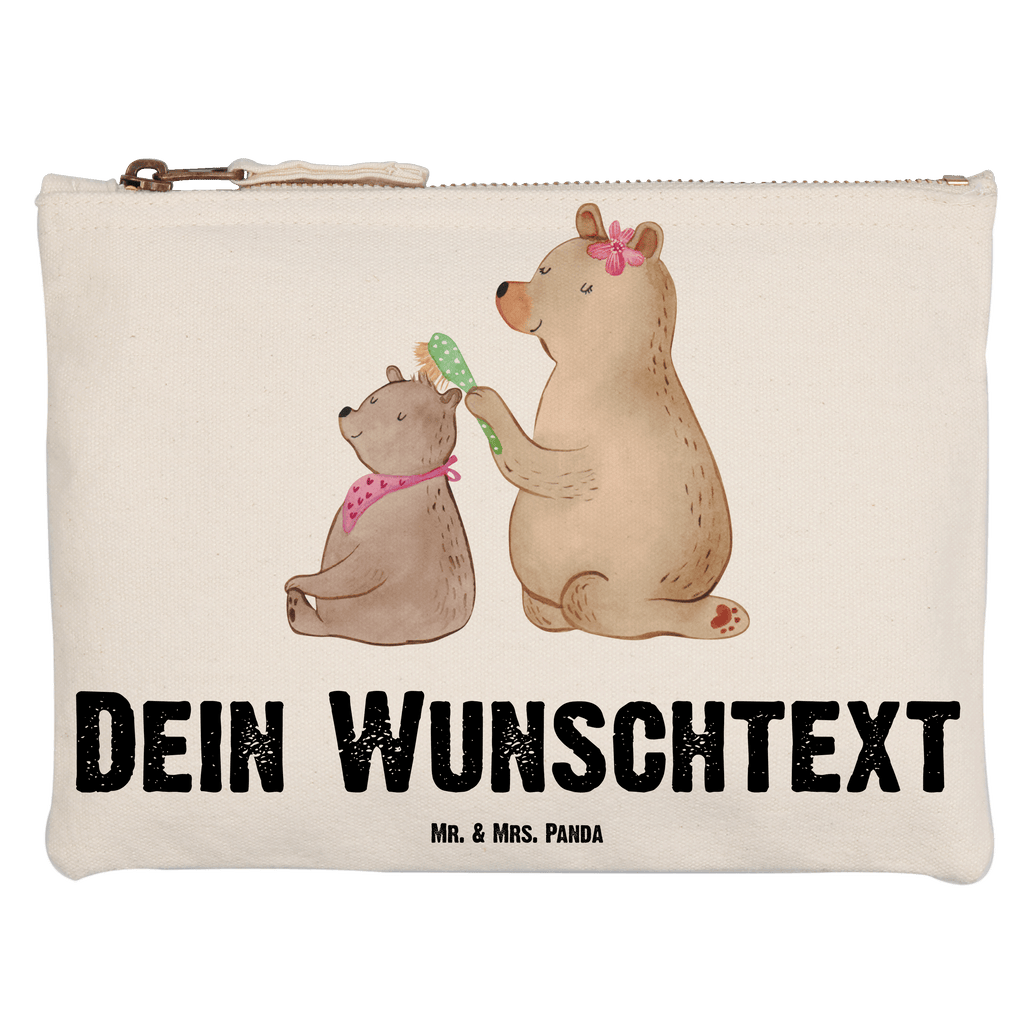 Personalisierte Schminktasche Bär mit Kind Personalisierte Schminktasche, Personalisierte Kosmetiktasche, Personalisierter Kosmetikbeutel, Personalisiertes Stiftemäppchen, Personalisiertes Etui, Personalisierte Federmappe, Personalisierte Makeup Bag, Personalisiertes Schminketui, Personalisiertes Kosmetiketui, Personalisiertes Schlamperetui, Schminktasche mit Namen, Kosmetiktasche mit Namen, Kosmetikbeutel mit Namen, Stiftemäppchen mit Namen, Etui mit Namen, Federmappe mit Namen, Makeup Bg  mit Namen, Schminketui mit Namen, Kosmetiketui mit Namen, Schlamperetui mit Namen, Schminktasche personalisieren, Schminktasche bedrucken, Schminktasche selbst gestalten, Familie, Vatertag, Muttertag, Bruder, Schwester, Mama, Papa, Oma, Opa, Geschenk, Mutti, Mutter