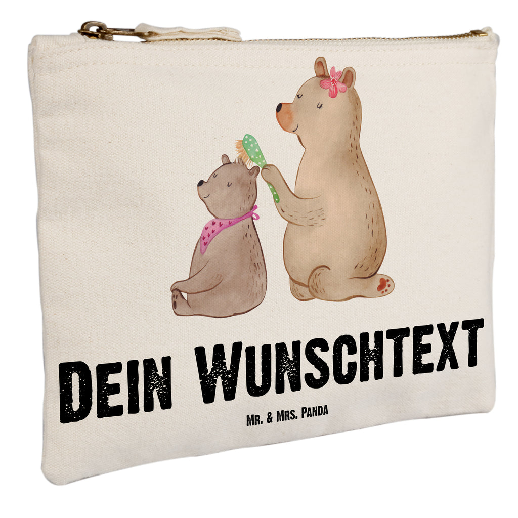 Personalisierte Schminktasche Bär mit Kind Personalisierte Schminktasche, Personalisierte Kosmetiktasche, Personalisierter Kosmetikbeutel, Personalisiertes Stiftemäppchen, Personalisiertes Etui, Personalisierte Federmappe, Personalisierte Makeup Bag, Personalisiertes Schminketui, Personalisiertes Kosmetiketui, Personalisiertes Schlamperetui, Schminktasche mit Namen, Kosmetiktasche mit Namen, Kosmetikbeutel mit Namen, Stiftemäppchen mit Namen, Etui mit Namen, Federmappe mit Namen, Makeup Bg  mit Namen, Schminketui mit Namen, Kosmetiketui mit Namen, Schlamperetui mit Namen, Schminktasche personalisieren, Schminktasche bedrucken, Schminktasche selbst gestalten, Familie, Vatertag, Muttertag, Bruder, Schwester, Mama, Papa, Oma, Opa, Geschenk, Mutti, Mutter