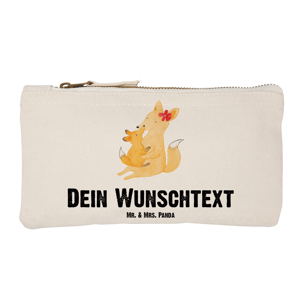 Personalisierte Schminktasche Fuchs Mama & Kind Personalisierte Schminktasche, Personalisierte Kosmetiktasche, Personalisierter Kosmetikbeutel, Personalisiertes Stiftemäppchen, Personalisiertes Etui, Personalisierte Federmappe, Personalisierte Makeup Bag, Personalisiertes Schminketui, Personalisiertes Kosmetiketui, Personalisiertes Schlamperetui, Schminktasche mit Namen, Kosmetiktasche mit Namen, Kosmetikbeutel mit Namen, Stiftemäppchen mit Namen, Etui mit Namen, Federmappe mit Namen, Makeup Bg  mit Namen, Schminketui mit Namen, Kosmetiketui mit Namen, Schlamperetui mit Namen, Schminktasche personalisieren, Schminktasche bedrucken, Schminktasche selbst gestalten, Familie, Vatertag, Muttertag, Bruder, Schwester, Mama, Papa, Oma, Opa, Mutter, Tochter, Lieblingstochter, Beste Tochter, Geschenk