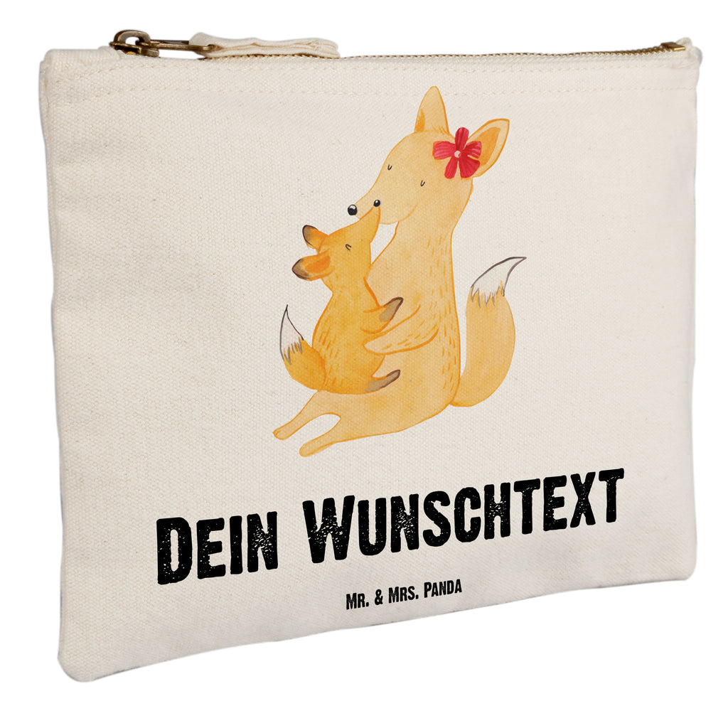 Personalisierte Schminktasche Fuchs Mama & Kind Personalisierte Schminktasche, Personalisierte Kosmetiktasche, Personalisierter Kosmetikbeutel, Personalisiertes Stiftemäppchen, Personalisiertes Etui, Personalisierte Federmappe, Personalisierte Makeup Bag, Personalisiertes Schminketui, Personalisiertes Kosmetiketui, Personalisiertes Schlamperetui, Schminktasche mit Namen, Kosmetiktasche mit Namen, Kosmetikbeutel mit Namen, Stiftemäppchen mit Namen, Etui mit Namen, Federmappe mit Namen, Makeup Bg  mit Namen, Schminketui mit Namen, Kosmetiketui mit Namen, Schlamperetui mit Namen, Schminktasche personalisieren, Schminktasche bedrucken, Schminktasche selbst gestalten, Familie, Vatertag, Muttertag, Bruder, Schwester, Mama, Papa, Oma, Opa, Mutter, Tochter, Lieblingstochter, Beste Tochter, Geschenk