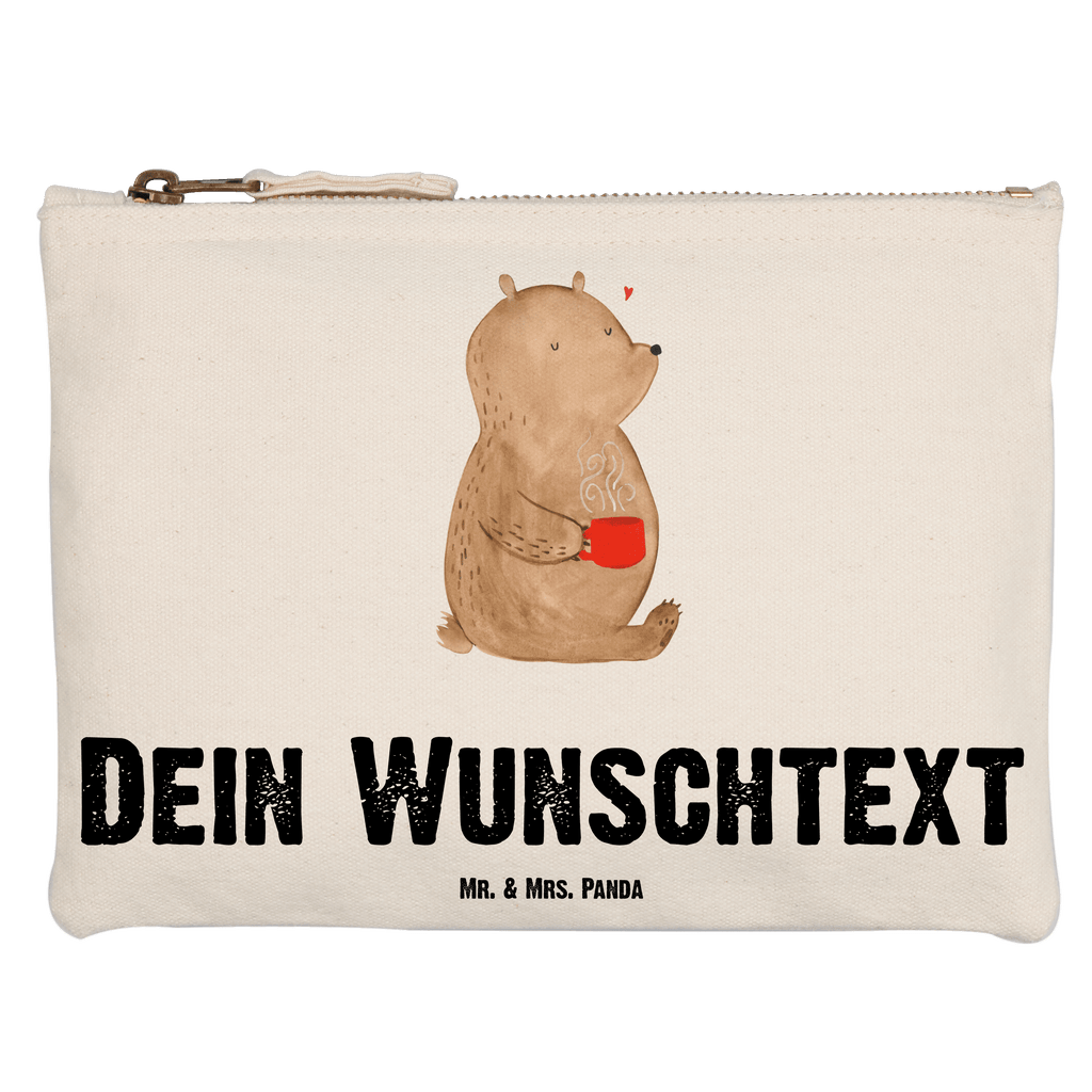 Personalisierte Schminktasche Bär Kaffee Personalisierte Schminktasche, Personalisierte Kosmetiktasche, Personalisierter Kosmetikbeutel, Personalisiertes Stiftemäppchen, Personalisiertes Etui, Personalisierte Federmappe, Personalisierte Makeup Bag, Personalisiertes Schminketui, Personalisiertes Kosmetiketui, Personalisiertes Schlamperetui, Schminktasche mit Namen, Kosmetiktasche mit Namen, Kosmetikbeutel mit Namen, Stiftemäppchen mit Namen, Etui mit Namen, Federmappe mit Namen, Makeup Bg  mit Namen, Schminketui mit Namen, Kosmetiketui mit Namen, Schlamperetui mit Namen, Schminktasche personalisieren, Schminktasche bedrucken, Schminktasche selbst gestalten, Bär, Teddy, Teddybär, Kaffee, Coffee, Bären, guten Morgen, Morgenroutine, Welt erobern, Welt retten, Motivation