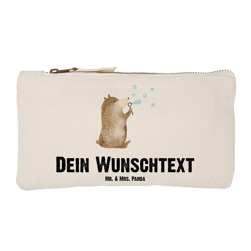 Personalisierte Schminktasche Bär Seifenblasen Personalisierte Schminktasche, Personalisierte Kosmetiktasche, Personalisierter Kosmetikbeutel, Personalisiertes Stiftemäppchen, Personalisiertes Etui, Personalisierte Federmappe, Personalisierte Makeup Bag, Personalisiertes Schminketui, Personalisiertes Kosmetiketui, Personalisiertes Schlamperetui, Schminktasche mit Namen, Kosmetiktasche mit Namen, Kosmetikbeutel mit Namen, Stiftemäppchen mit Namen, Etui mit Namen, Federmappe mit Namen, Makeup Bg  mit Namen, Schminketui mit Namen, Kosmetiketui mit Namen, Schlamperetui mit Namen, Schminktasche personalisieren, Schminktasche bedrucken, Schminktasche selbst gestalten, Bär, Teddy, Teddybär, Seifenblasen Bär Lustig Sein Glücklich Traurig Happy