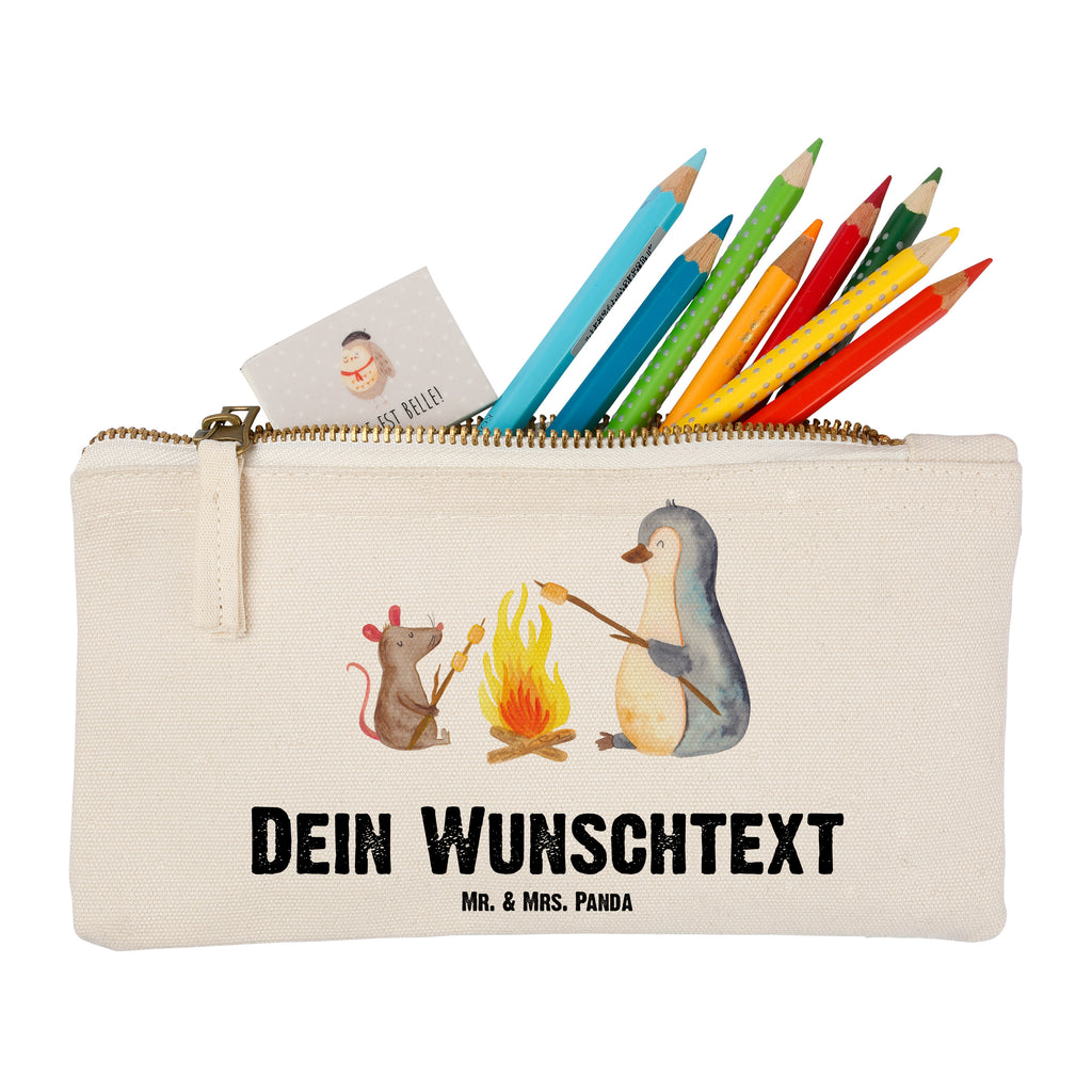 Personalisierte Schminktasche Pinguin Lagerfeuer Personalisierte Schminktasche, Personalisierte Kosmetiktasche, Personalisierter Kosmetikbeutel, Personalisiertes Stiftemäppchen, Personalisiertes Etui, Personalisierte Federmappe, Personalisierte Makeup Bag, Personalisiertes Schminketui, Personalisiertes Kosmetiketui, Personalisiertes Schlamperetui, Schminktasche mit Namen, Kosmetiktasche mit Namen, Kosmetikbeutel mit Namen, Stiftemäppchen mit Namen, Etui mit Namen, Federmappe mit Namen, Makeup Bg  mit Namen, Schminketui mit Namen, Kosmetiketui mit Namen, Schlamperetui mit Namen, Schminktasche personalisieren, Schminktasche bedrucken, Schminktasche selbst gestalten, Pinguin, Maus, Pinguine, Lagerfeuer, Leben, Arbeit, Job, Motivation, Büro, Büroalltag, Lebensspruch, Lebensmotivation, Neustart, Liebe, grillen, Feuer, Marshmallows