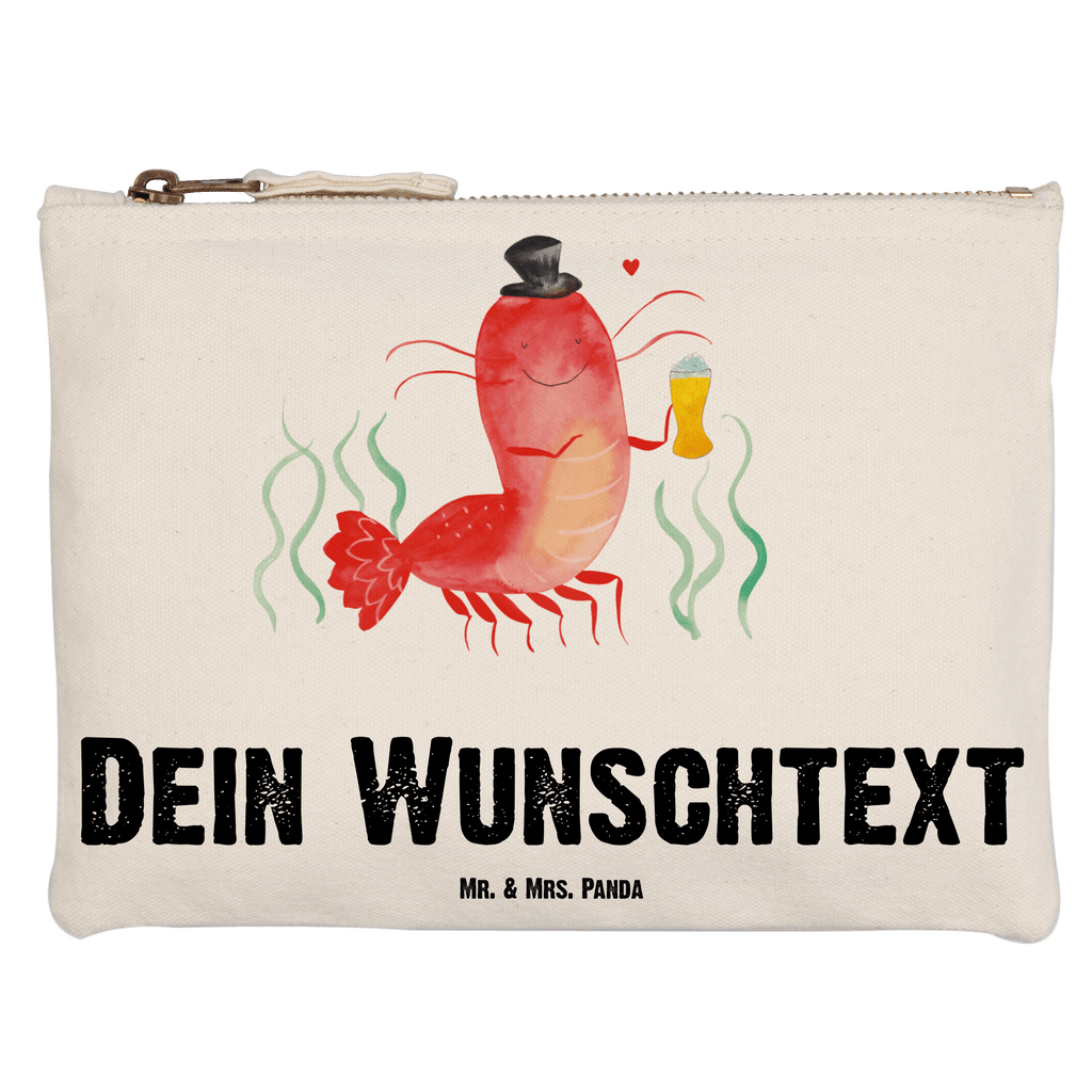Personalisierte Schminktasche Hummer mit Weizen Personalisierte Schminktasche, Personalisierte Kosmetiktasche, Personalisierter Kosmetikbeutel, Personalisiertes Stiftemäppchen, Personalisiertes Etui, Personalisierte Federmappe, Personalisierte Makeup Bag, Personalisiertes Schminketui, Personalisiertes Kosmetiketui, Personalisiertes Schlamperetui, Schminktasche mit Namen, Kosmetiktasche mit Namen, Kosmetikbeutel mit Namen, Stiftemäppchen mit Namen, Etui mit Namen, Federmappe mit Namen, Makeup Bg  mit Namen, Schminketui mit Namen, Kosmetiketui mit Namen, Schlamperetui mit Namen, Schminktasche personalisieren, Schminktasche bedrucken, Schminktasche selbst gestalten, Meerestiere, Meer, Urlaub, Garnele, Garnelen, Bier, Kochen, Männerhaushalt, Junggeselle, Junggesellin, Bierliebhaber, Kneipe, Gasthaus, Wirtschaft