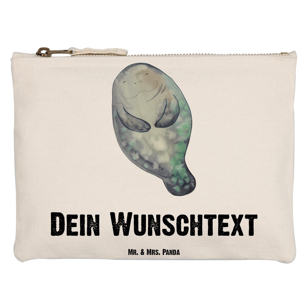 Personalisierte Schminktasche Seekuh happy Personalisierte Schminktasche, Personalisierte Kosmetiktasche, Personalisierter Kosmetikbeutel, Personalisiertes Stiftemäppchen, Personalisiertes Etui, Personalisierte Federmappe, Personalisierte Makeup Bag, Personalisiertes Schminketui, Personalisiertes Kosmetiketui, Personalisiertes Schlamperetui, Schminktasche mit Namen, Kosmetiktasche mit Namen, Kosmetikbeutel mit Namen, Stiftemäppchen mit Namen, Etui mit Namen, Federmappe mit Namen, Makeup Bg  mit Namen, Schminketui mit Namen, Kosmetiketui mit Namen, Schlamperetui mit Namen, Schminktasche personalisieren, Schminktasche bedrucken, Schminktasche selbst gestalten, Meerestiere, Meer, Urlaub, Seekuh, Seekühe, Selbstliebe, Respekt, Neuanfang, Neustart, Achtsamkeit, Zufrieden, Liebeskummer, Freundin