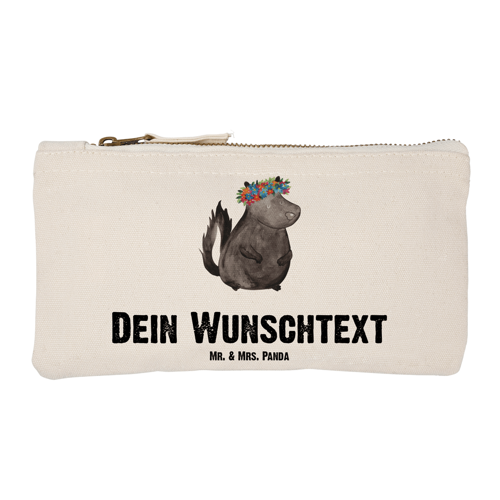Personalisierte Schminktasche Stinktier Blumenmaedchen Personalisierte Schminktasche, Personalisierte Kosmetiktasche, Personalisierter Kosmetikbeutel, Personalisiertes Stiftemäppchen, Personalisiertes Etui, Personalisierte Federmappe, Personalisierte Makeup Bag, Personalisiertes Schminketui, Personalisiertes Kosmetiketui, Personalisiertes Schlamperetui, Schminktasche mit Namen, Kosmetiktasche mit Namen, Kosmetikbeutel mit Namen, Stiftemäppchen mit Namen, Etui mit Namen, Federmappe mit Namen, Makeup Bg  mit Namen, Schminketui mit Namen, Kosmetiketui mit Namen, Schlamperetui mit Namen, Schminktasche personalisieren, Schminktasche bedrucken, Schminktasche selbst gestalten, Stinktier, Skunk, Wildtier, Raubtier, Stinker, Stinki, Yoga, Namaste, Lebe, Liebe, Lache