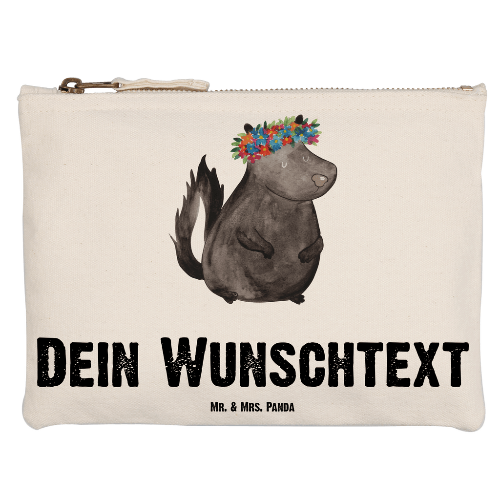 Personalisierte Schminktasche Stinktier Blumenmaedchen Personalisierte Schminktasche, Personalisierte Kosmetiktasche, Personalisierter Kosmetikbeutel, Personalisiertes Stiftemäppchen, Personalisiertes Etui, Personalisierte Federmappe, Personalisierte Makeup Bag, Personalisiertes Schminketui, Personalisiertes Kosmetiketui, Personalisiertes Schlamperetui, Schminktasche mit Namen, Kosmetiktasche mit Namen, Kosmetikbeutel mit Namen, Stiftemäppchen mit Namen, Etui mit Namen, Federmappe mit Namen, Makeup Bg  mit Namen, Schminketui mit Namen, Kosmetiketui mit Namen, Schlamperetui mit Namen, Schminktasche personalisieren, Schminktasche bedrucken, Schminktasche selbst gestalten, Stinktier, Skunk, Wildtier, Raubtier, Stinker, Stinki, Yoga, Namaste, Lebe, Liebe, Lache