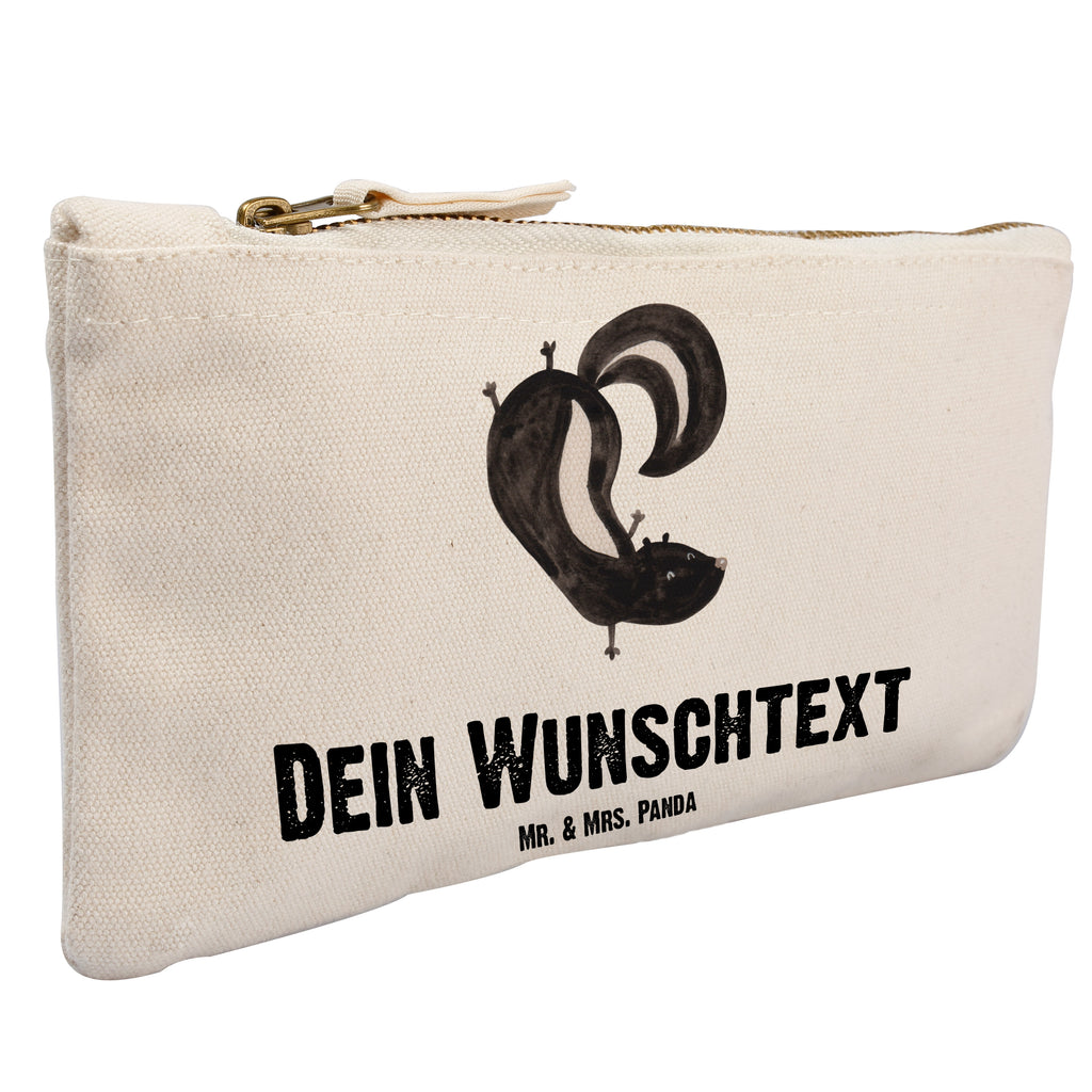 Personalisierte Schminktasche Stinktier Handstand Personalisierte Schminktasche, Personalisierte Kosmetiktasche, Personalisierter Kosmetikbeutel, Personalisiertes Stiftemäppchen, Personalisiertes Etui, Personalisierte Federmappe, Personalisierte Makeup Bag, Personalisiertes Schminketui, Personalisiertes Kosmetiketui, Personalisiertes Schlamperetui, Schminktasche mit Namen, Kosmetiktasche mit Namen, Kosmetikbeutel mit Namen, Stiftemäppchen mit Namen, Etui mit Namen, Federmappe mit Namen, Makeup Bg  mit Namen, Schminketui mit Namen, Kosmetiketui mit Namen, Schlamperetui mit Namen, Schminktasche personalisieren, Schminktasche bedrucken, Schminktasche selbst gestalten, Stinktier, Skunk, Wildtier, Raubtier, Stinker, Stinki, Spielplatz, verpielt, Kind