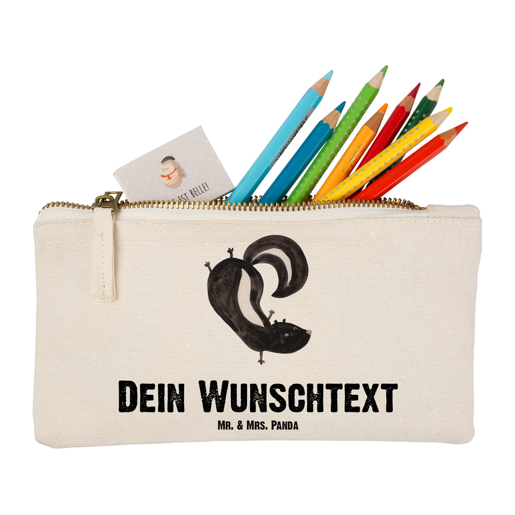 Personalisierte Schminktasche Stinktier Handstand Personalisierte Schminktasche, Personalisierte Kosmetiktasche, Personalisierter Kosmetikbeutel, Personalisiertes Stiftemäppchen, Personalisiertes Etui, Personalisierte Federmappe, Personalisierte Makeup Bag, Personalisiertes Schminketui, Personalisiertes Kosmetiketui, Personalisiertes Schlamperetui, Schminktasche mit Namen, Kosmetiktasche mit Namen, Kosmetikbeutel mit Namen, Stiftemäppchen mit Namen, Etui mit Namen, Federmappe mit Namen, Makeup Bg  mit Namen, Schminketui mit Namen, Kosmetiketui mit Namen, Schlamperetui mit Namen, Schminktasche personalisieren, Schminktasche bedrucken, Schminktasche selbst gestalten, Stinktier, Skunk, Wildtier, Raubtier, Stinker, Stinki, Spielplatz, verpielt, Kind