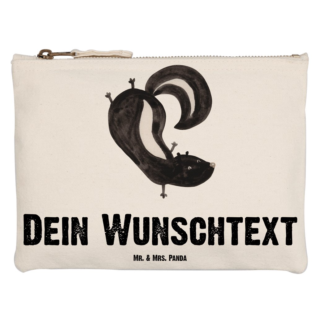 Personalisierte Schminktasche Stinktier Handstand Personalisierte Schminktasche, Personalisierte Kosmetiktasche, Personalisierter Kosmetikbeutel, Personalisiertes Stiftemäppchen, Personalisiertes Etui, Personalisierte Federmappe, Personalisierte Makeup Bag, Personalisiertes Schminketui, Personalisiertes Kosmetiketui, Personalisiertes Schlamperetui, Schminktasche mit Namen, Kosmetiktasche mit Namen, Kosmetikbeutel mit Namen, Stiftemäppchen mit Namen, Etui mit Namen, Federmappe mit Namen, Makeup Bg  mit Namen, Schminketui mit Namen, Kosmetiketui mit Namen, Schlamperetui mit Namen, Schminktasche personalisieren, Schminktasche bedrucken, Schminktasche selbst gestalten, Stinktier, Skunk, Wildtier, Raubtier, Stinker, Stinki, Spielplatz, verpielt, Kind