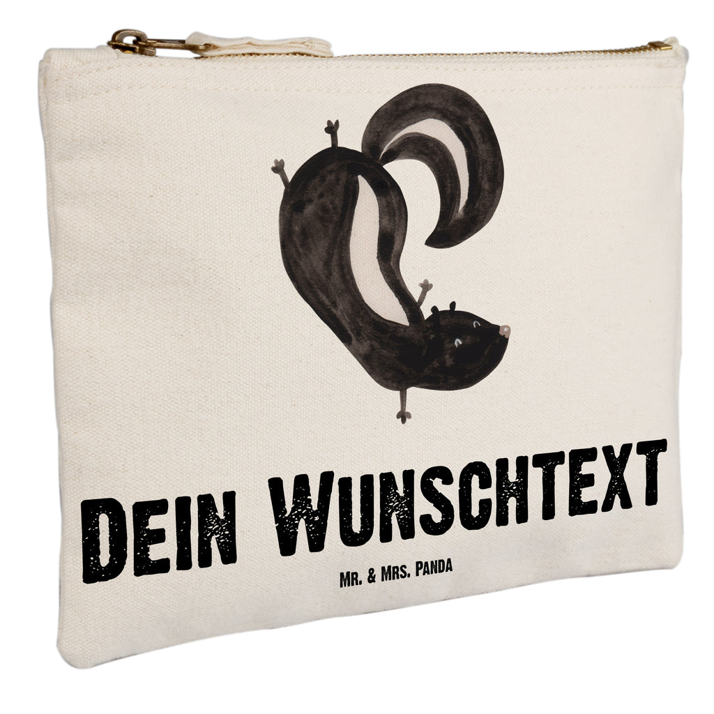 Personalisierte Schminktasche Stinktier Handstand Personalisierte Schminktasche, Personalisierte Kosmetiktasche, Personalisierter Kosmetikbeutel, Personalisiertes Stiftemäppchen, Personalisiertes Etui, Personalisierte Federmappe, Personalisierte Makeup Bag, Personalisiertes Schminketui, Personalisiertes Kosmetiketui, Personalisiertes Schlamperetui, Schminktasche mit Namen, Kosmetiktasche mit Namen, Kosmetikbeutel mit Namen, Stiftemäppchen mit Namen, Etui mit Namen, Federmappe mit Namen, Makeup Bg  mit Namen, Schminketui mit Namen, Kosmetiketui mit Namen, Schlamperetui mit Namen, Schminktasche personalisieren, Schminktasche bedrucken, Schminktasche selbst gestalten, Stinktier, Skunk, Wildtier, Raubtier, Stinker, Stinki, Spielplatz, verpielt, Kind