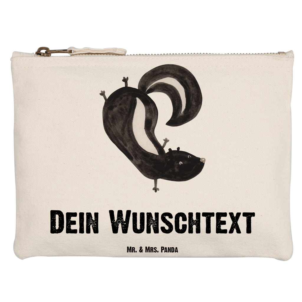 Personalisierte Schminktasche Stinktier Handstand Personalisierte Schminktasche, Personalisierte Kosmetiktasche, Personalisierter Kosmetikbeutel, Personalisiertes Stiftemäppchen, Personalisiertes Etui, Personalisierte Federmappe, Personalisierte Makeup Bag, Personalisiertes Schminketui, Personalisiertes Kosmetiketui, Personalisiertes Schlamperetui, Schminktasche mit Namen, Kosmetiktasche mit Namen, Kosmetikbeutel mit Namen, Stiftemäppchen mit Namen, Etui mit Namen, Federmappe mit Namen, Makeup Bg  mit Namen, Schminketui mit Namen, Kosmetiketui mit Namen, Schlamperetui mit Namen, Schminktasche personalisieren, Schminktasche bedrucken, Schminktasche selbst gestalten, Stinktier, Skunk, Wildtier, Raubtier, Stinker, Stinki, Spielplatz, verpielt, Kind