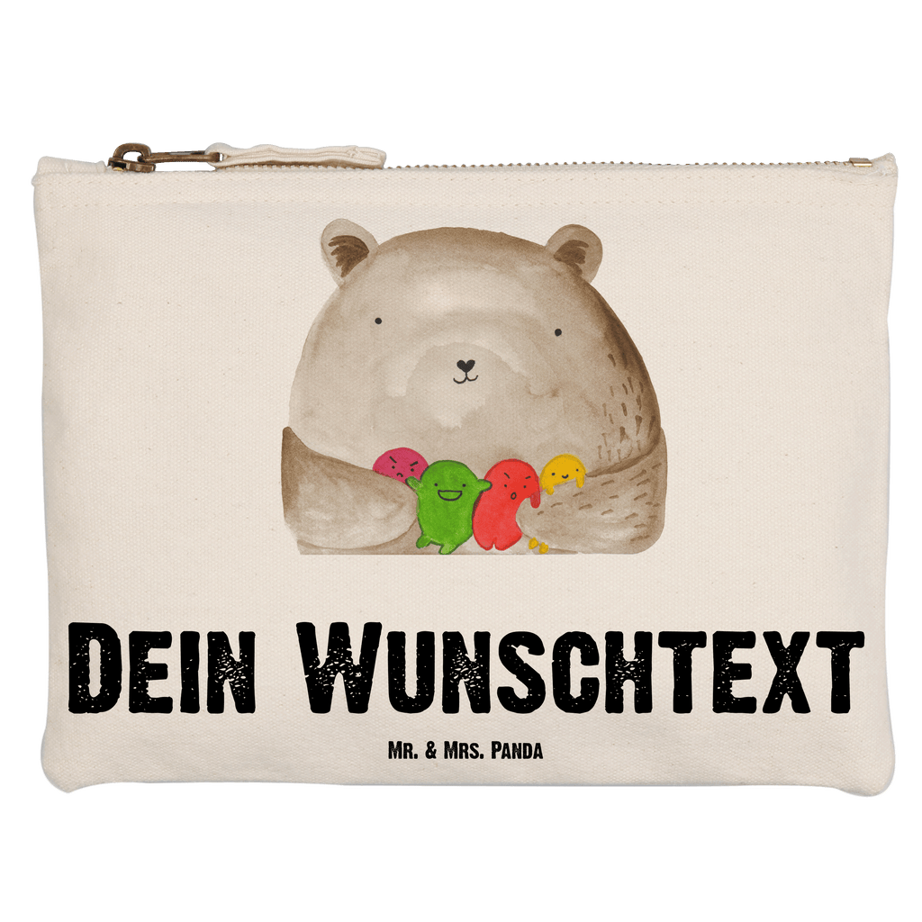 Personalisierte Schminktasche Bär Gefühl Personalisierte Schminktasche, Personalisierte Kosmetiktasche, Personalisierter Kosmetikbeutel, Personalisiertes Stiftemäppchen, Personalisiertes Etui, Personalisierte Federmappe, Personalisierte Makeup Bag, Personalisiertes Schminketui, Personalisiertes Kosmetiketui, Personalisiertes Schlamperetui, Schminktasche mit Namen, Kosmetiktasche mit Namen, Kosmetikbeutel mit Namen, Stiftemäppchen mit Namen, Etui mit Namen, Federmappe mit Namen, Makeup Bg  mit Namen, Schminketui mit Namen, Kosmetiketui mit Namen, Schlamperetui mit Namen, Schminktasche personalisieren, Schminktasche bedrucken, Schminktasche selbst gestalten, Bär, Teddy, Teddybär, Wahnsinn, Verrückt, Durchgedreht