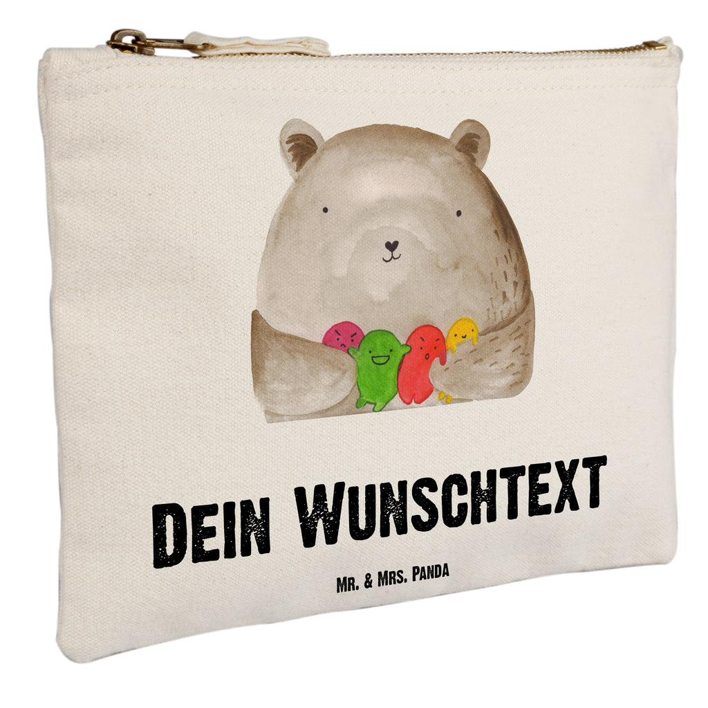 Personalisierte Schminktasche Bär Gefühl Personalisierte Schminktasche, Personalisierte Kosmetiktasche, Personalisierter Kosmetikbeutel, Personalisiertes Stiftemäppchen, Personalisiertes Etui, Personalisierte Federmappe, Personalisierte Makeup Bag, Personalisiertes Schminketui, Personalisiertes Kosmetiketui, Personalisiertes Schlamperetui, Schminktasche mit Namen, Kosmetiktasche mit Namen, Kosmetikbeutel mit Namen, Stiftemäppchen mit Namen, Etui mit Namen, Federmappe mit Namen, Makeup Bg  mit Namen, Schminketui mit Namen, Kosmetiketui mit Namen, Schlamperetui mit Namen, Schminktasche personalisieren, Schminktasche bedrucken, Schminktasche selbst gestalten, Bär, Teddy, Teddybär, Wahnsinn, Verrückt, Durchgedreht