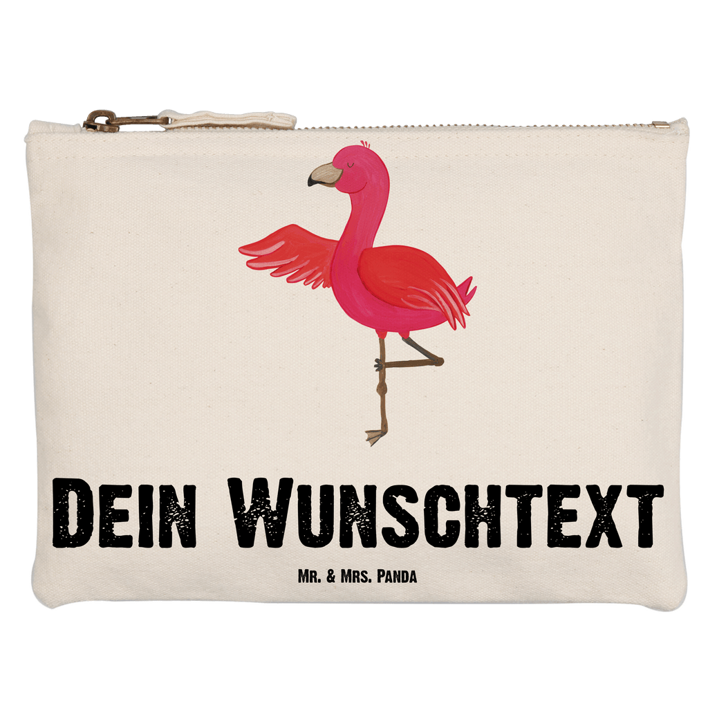 Personalisierte Schminktasche Flamingo Yoga Personalisierte Schminktasche, Personalisierte Kosmetiktasche, Personalisierter Kosmetikbeutel, Personalisiertes Stiftemäppchen, Personalisiertes Etui, Personalisierte Federmappe, Personalisierte Makeup Bag, Personalisiertes Schminketui, Personalisiertes Kosmetiketui, Personalisiertes Schlamperetui, Schminktasche mit Namen, Kosmetiktasche mit Namen, Kosmetikbeutel mit Namen, Stiftemäppchen mit Namen, Etui mit Namen, Federmappe mit Namen, Makeup Bg  mit Namen, Schminketui mit Namen, Kosmetiketui mit Namen, Schlamperetui mit Namen, Schminktasche personalisieren, Schminktasche bedrucken, Schminktasche selbst gestalten, Flamingo, Vogel, Yoga, Namaste, Achtsamkeit, Yoga-Übung, Entspannung, Ärger, Aufregen, Tiefenentspannung