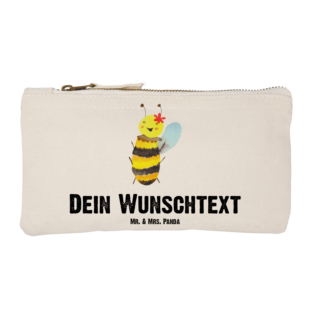 Personalisierte Schminktasche Biene Happy Personalisierte Schminktasche, Personalisierte Kosmetiktasche, Personalisierter Kosmetikbeutel, Personalisiertes Stiftemäppchen, Personalisiertes Etui, Personalisierte Federmappe, Personalisierte Makeup Bag, Personalisiertes Schminketui, Personalisiertes Kosmetiketui, Personalisiertes Schlamperetui, Schminktasche mit Namen, Kosmetiktasche mit Namen, Kosmetikbeutel mit Namen, Stiftemäppchen mit Namen, Etui mit Namen, Federmappe mit Namen, Makeup Bg  mit Namen, Schminketui mit Namen, Kosmetiketui mit Namen, Schlamperetui mit Namen, Schminktasche personalisieren, Schminktasche bedrucken, Schminktasche selbst gestalten, Biene, Wespe, Hummel