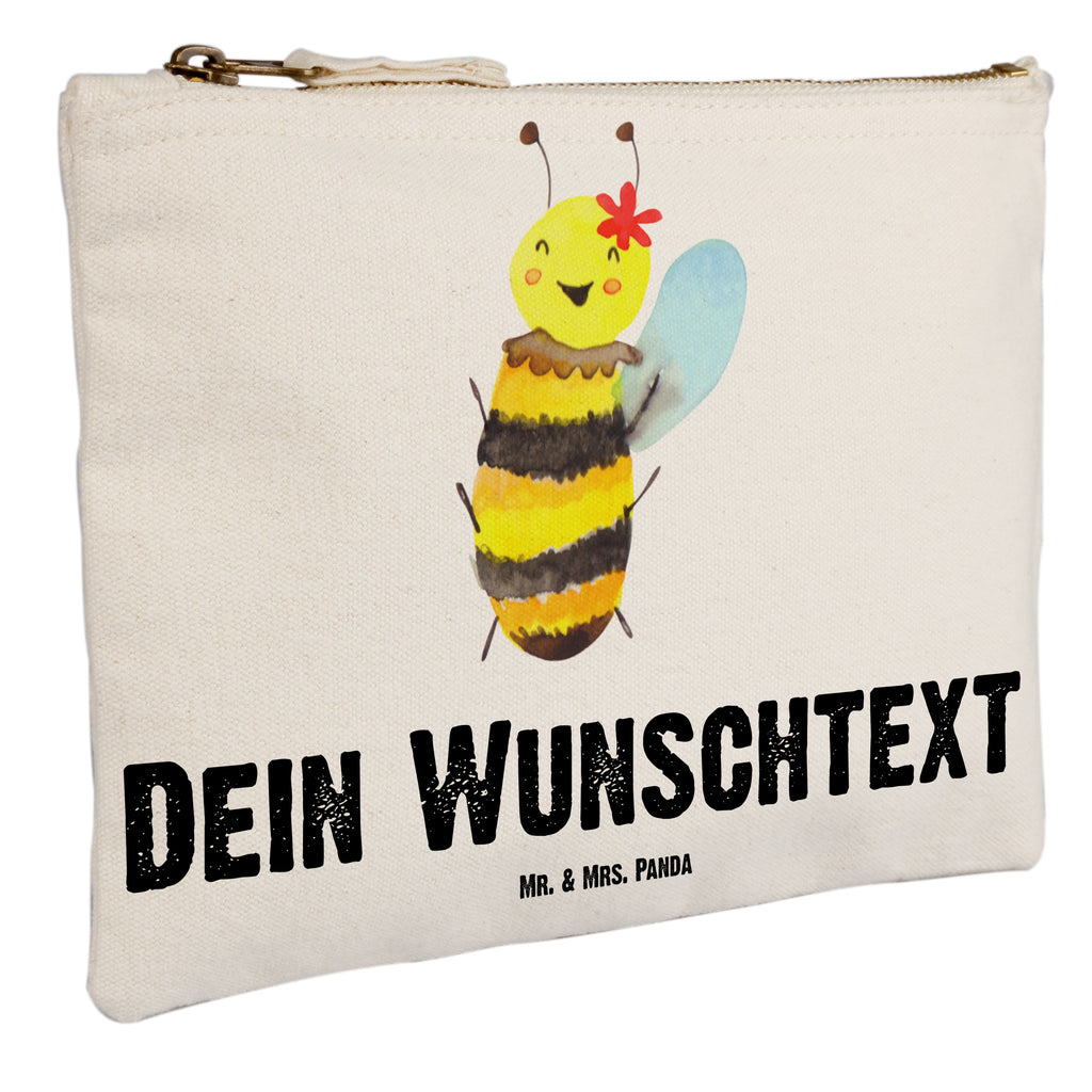 Personalisierte Schminktasche Biene Happy Personalisierte Schminktasche, Personalisierte Kosmetiktasche, Personalisierter Kosmetikbeutel, Personalisiertes Stiftemäppchen, Personalisiertes Etui, Personalisierte Federmappe, Personalisierte Makeup Bag, Personalisiertes Schminketui, Personalisiertes Kosmetiketui, Personalisiertes Schlamperetui, Schminktasche mit Namen, Kosmetiktasche mit Namen, Kosmetikbeutel mit Namen, Stiftemäppchen mit Namen, Etui mit Namen, Federmappe mit Namen, Makeup Bg  mit Namen, Schminketui mit Namen, Kosmetiketui mit Namen, Schlamperetui mit Namen, Schminktasche personalisieren, Schminktasche bedrucken, Schminktasche selbst gestalten, Biene, Wespe, Hummel
