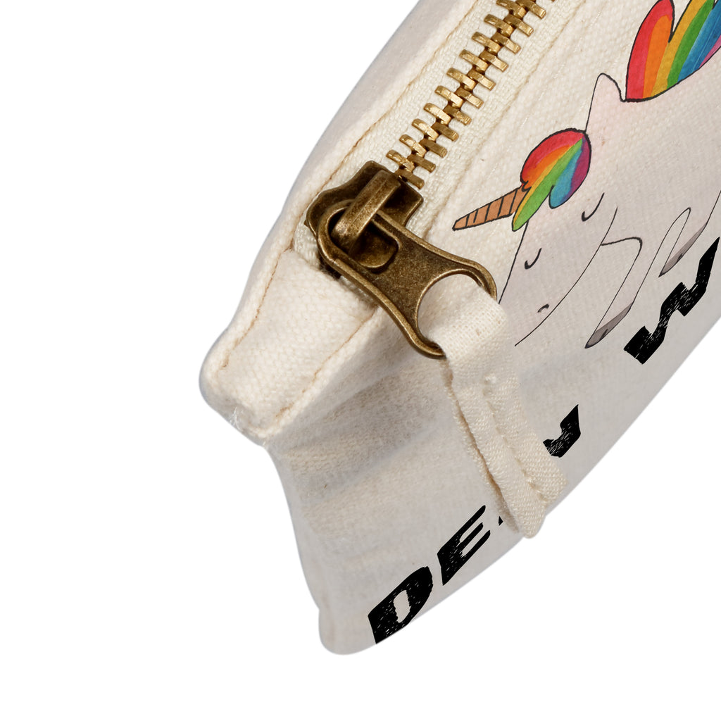 Personalisierte Schminktasche Einhorn Happy Personalisierte Schminktasche, Personalisierte Kosmetiktasche, Personalisierter Kosmetikbeutel, Personalisiertes Stiftemäppchen, Personalisiertes Etui, Personalisierte Federmappe, Personalisierte Makeup Bag, Personalisiertes Schminketui, Personalisiertes Kosmetiketui, Personalisiertes Schlamperetui, Schminktasche mit Namen, Kosmetiktasche mit Namen, Kosmetikbeutel mit Namen, Stiftemäppchen mit Namen, Etui mit Namen, Federmappe mit Namen, Makeup Bg  mit Namen, Schminketui mit Namen, Kosmetiketui mit Namen, Schlamperetui mit Namen, Schminktasche personalisieren, Schminktasche bedrucken, Schminktasche selbst gestalten, Einhorn, Einhörner, Einhorn Deko, Pegasus, Unicorn, glücklich, fröhlich, Spaß, Freude, Lebensfreude, witzig, spannend, Lächeln, Lachen