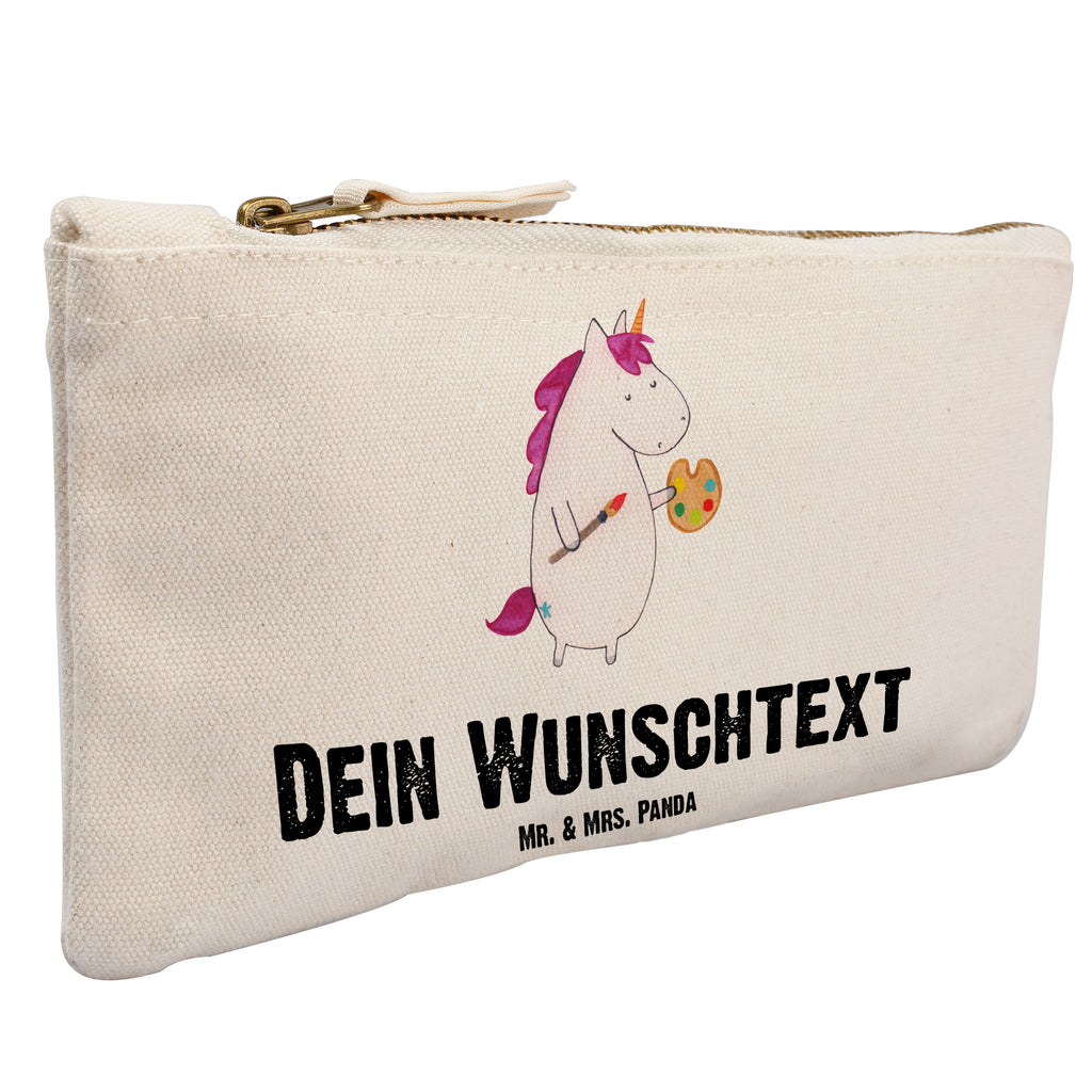 Personalisierte Schminktasche Einhorn Künstler Personalisierte Schminktasche, Personalisierte Kosmetiktasche, Personalisierter Kosmetikbeutel, Personalisiertes Stiftemäppchen, Personalisiertes Etui, Personalisierte Federmappe, Personalisierte Makeup Bag, Personalisiertes Schminketui, Personalisiertes Kosmetiketui, Personalisiertes Schlamperetui, Schminktasche mit Namen, Kosmetiktasche mit Namen, Kosmetikbeutel mit Namen, Stiftemäppchen mit Namen, Etui mit Namen, Federmappe mit Namen, Makeup Bg  mit Namen, Schminketui mit Namen, Kosmetiketui mit Namen, Schlamperetui mit Namen, Schminktasche personalisieren, Schminktasche bedrucken, Schminktasche selbst gestalten, Einhorn, Einhörner, Einhorn Deko, Pegasus, Unicorn, Englisch, Künstler, Artist, Malen, Zeichnen, Welt, Farbe, Stift, Pinsel, Geschenk, Maler