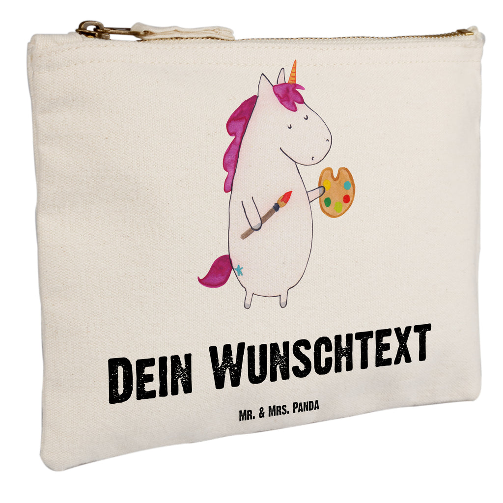 Personalisierte Schminktasche Einhorn Künstler Personalisierte Schminktasche, Personalisierte Kosmetiktasche, Personalisierter Kosmetikbeutel, Personalisiertes Stiftemäppchen, Personalisiertes Etui, Personalisierte Federmappe, Personalisierte Makeup Bag, Personalisiertes Schminketui, Personalisiertes Kosmetiketui, Personalisiertes Schlamperetui, Schminktasche mit Namen, Kosmetiktasche mit Namen, Kosmetikbeutel mit Namen, Stiftemäppchen mit Namen, Etui mit Namen, Federmappe mit Namen, Makeup Bg  mit Namen, Schminketui mit Namen, Kosmetiketui mit Namen, Schlamperetui mit Namen, Schminktasche personalisieren, Schminktasche bedrucken, Schminktasche selbst gestalten, Einhorn, Einhörner, Einhorn Deko, Pegasus, Unicorn, Englisch, Künstler, Artist, Malen, Zeichnen, Welt, Farbe, Stift, Pinsel, Geschenk, Maler