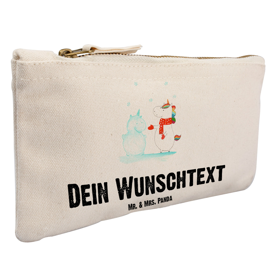 Personalisierte Schminktasche Einhorn Schneemann Personalisierte Schminktasche, Personalisierte Kosmetiktasche, Personalisierter Kosmetikbeutel, Personalisiertes Stiftemäppchen, Personalisiertes Etui, Personalisierte Federmappe, Personalisierte Makeup Bag, Personalisiertes Schminketui, Personalisiertes Kosmetiketui, Personalisiertes Schlamperetui, Schminktasche mit Namen, Kosmetiktasche mit Namen, Kosmetikbeutel mit Namen, Stiftemäppchen mit Namen, Etui mit Namen, Federmappe mit Namen, Makeup Bg  mit Namen, Schminketui mit Namen, Kosmetiketui mit Namen, Schlamperetui mit Namen, Schminktasche personalisieren, Schminktasche bedrucken, Schminktasche selbst gestalten, Einhorn, Einhörner, Einhorn Deko, Pegasus, Unicorn, Schneemann, Winter, Schnee, Kuchen, Weihnachten, kalt, Mütze, Handschuhe, X-Mas