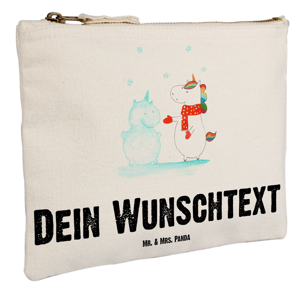 Personalisierte Schminktasche Einhorn Schneemann Personalisierte Schminktasche, Personalisierte Kosmetiktasche, Personalisierter Kosmetikbeutel, Personalisiertes Stiftemäppchen, Personalisiertes Etui, Personalisierte Federmappe, Personalisierte Makeup Bag, Personalisiertes Schminketui, Personalisiertes Kosmetiketui, Personalisiertes Schlamperetui, Schminktasche mit Namen, Kosmetiktasche mit Namen, Kosmetikbeutel mit Namen, Stiftemäppchen mit Namen, Etui mit Namen, Federmappe mit Namen, Makeup Bg  mit Namen, Schminketui mit Namen, Kosmetiketui mit Namen, Schlamperetui mit Namen, Schminktasche personalisieren, Schminktasche bedrucken, Schminktasche selbst gestalten, Einhorn, Einhörner, Einhorn Deko, Pegasus, Unicorn, Schneemann, Winter, Schnee, Kuchen, Weihnachten, kalt, Mütze, Handschuhe, X-Mas