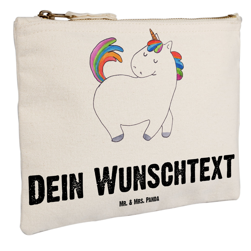 Personalisierte Schminktasche Einhorn stolzierend Personalisierte Schminktasche, Personalisierte Kosmetiktasche, Personalisierter Kosmetikbeutel, Personalisiertes Stiftemäppchen, Personalisiertes Etui, Personalisierte Federmappe, Personalisierte Makeup Bag, Personalisiertes Schminketui, Personalisiertes Kosmetiketui, Personalisiertes Schlamperetui, Schminktasche mit Namen, Kosmetiktasche mit Namen, Kosmetikbeutel mit Namen, Stiftemäppchen mit Namen, Etui mit Namen, Federmappe mit Namen, Makeup Bg  mit Namen, Schminketui mit Namen, Kosmetiketui mit Namen, Schlamperetui mit Namen, Schminktasche personalisieren, Schminktasche bedrucken, Schminktasche selbst gestalten, Einhorn, Einhörner, Einhorn Deko, Pegasus, Unicorn, stolz, anders, bunt, Pferd, Reiter, Reiten, Freundin, Geschenk