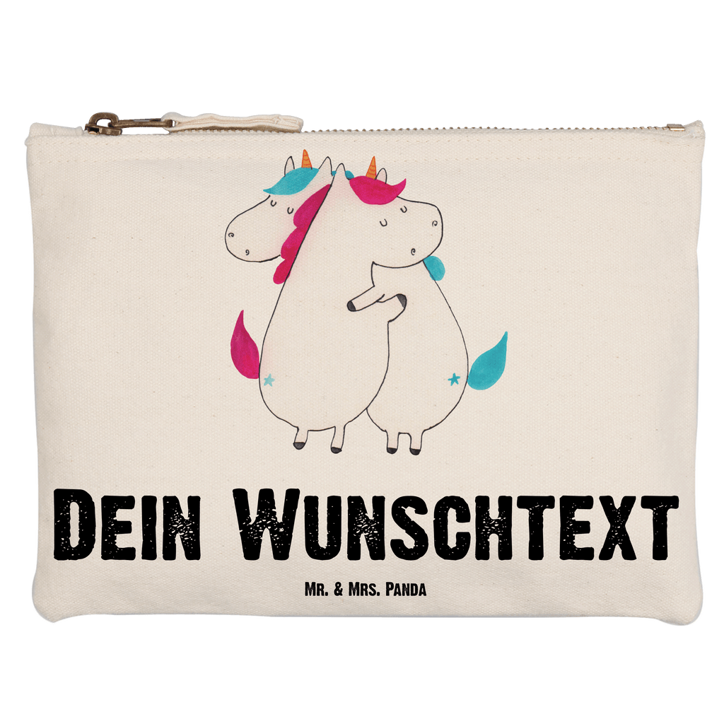 Personalisierte Schminktasche Einhörner Umarmen Personalisierte Schminktasche, Personalisierte Kosmetiktasche, Personalisierter Kosmetikbeutel, Personalisiertes Stiftemäppchen, Personalisiertes Etui, Personalisierte Federmappe, Personalisierte Makeup Bag, Personalisiertes Schminketui, Personalisiertes Kosmetiketui, Personalisiertes Schlamperetui, Schminktasche mit Namen, Kosmetiktasche mit Namen, Kosmetikbeutel mit Namen, Stiftemäppchen mit Namen, Etui mit Namen, Federmappe mit Namen, Makeup Bg  mit Namen, Schminketui mit Namen, Kosmetiketui mit Namen, Schlamperetui mit Namen, Schminktasche personalisieren, Schminktasche bedrucken, Schminktasche selbst gestalten, Einhorn, Einhörner, Einhorn Deko, Pegasus, Unicorn, Freundinnen, Freundin, BFF, Schwester, Schwestern, Familie, Geschwister, Sister, Liebe