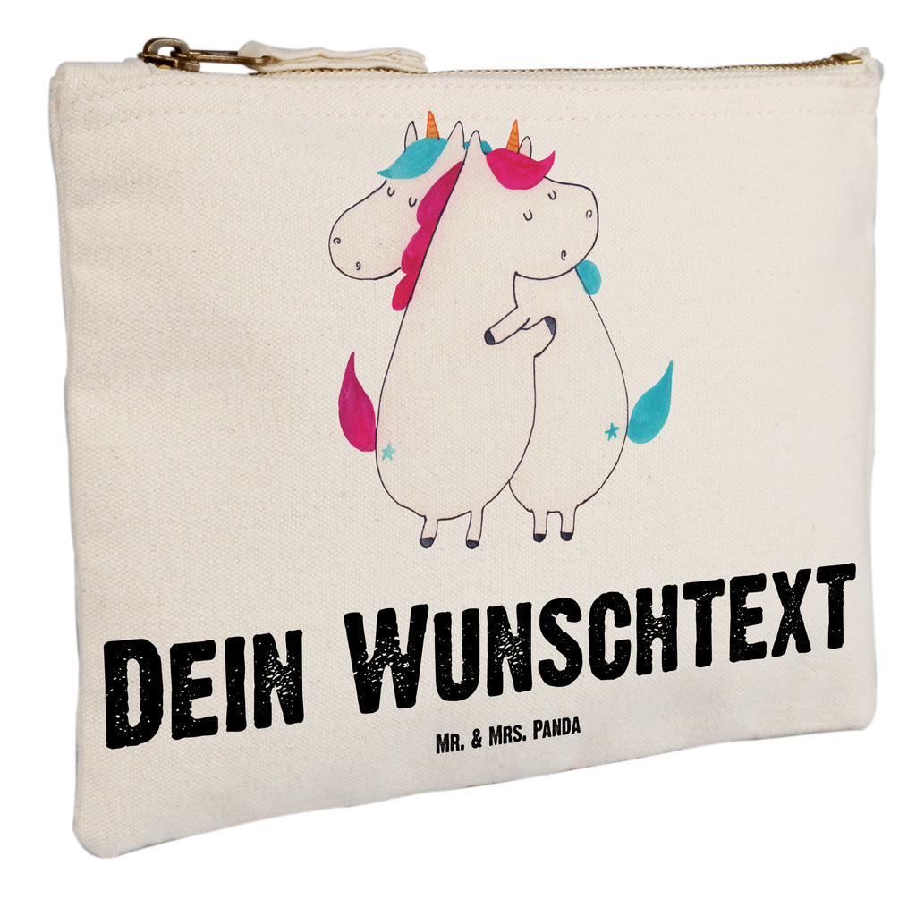 Personalisierte Schminktasche Einhörner Umarmen Personalisierte Schminktasche, Personalisierte Kosmetiktasche, Personalisierter Kosmetikbeutel, Personalisiertes Stiftemäppchen, Personalisiertes Etui, Personalisierte Federmappe, Personalisierte Makeup Bag, Personalisiertes Schminketui, Personalisiertes Kosmetiketui, Personalisiertes Schlamperetui, Schminktasche mit Namen, Kosmetiktasche mit Namen, Kosmetikbeutel mit Namen, Stiftemäppchen mit Namen, Etui mit Namen, Federmappe mit Namen, Makeup Bg  mit Namen, Schminketui mit Namen, Kosmetiketui mit Namen, Schlamperetui mit Namen, Schminktasche personalisieren, Schminktasche bedrucken, Schminktasche selbst gestalten, Einhorn, Einhörner, Einhorn Deko, Pegasus, Unicorn, Freundinnen, Freundin, BFF, Schwester, Schwestern, Familie, Geschwister, Sister, Liebe