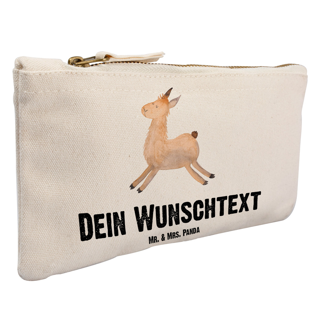 Personalisierte Schminktasche Lama springend Personalisierte Schminktasche, Personalisierte Kosmetiktasche, Personalisierter Kosmetikbeutel, Personalisiertes Stiftemäppchen, Personalisiertes Etui, Personalisierte Federmappe, Personalisierte Makeup Bag, Personalisiertes Schminketui, Personalisiertes Kosmetiketui, Personalisiertes Schlamperetui, Schminktasche mit Namen, Kosmetiktasche mit Namen, Kosmetikbeutel mit Namen, Stiftemäppchen mit Namen, Etui mit Namen, Federmappe mit Namen, Makeup Bg  mit Namen, Schminketui mit Namen, Kosmetiketui mit Namen, Schlamperetui mit Namen, Schminktasche personalisieren, Schminktasche bedrucken, Schminktasche selbst gestalten, Lama, Alpaka, Lamas, Lieblingstag, Happy day, fröhlich, Glück, Freundin, Liebeskummer, Neustart, guten Morgen, Start, Prüfung, Abitur