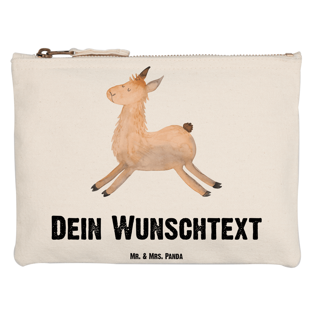 Personalisierte Schminktasche Lama springend Personalisierte Schminktasche, Personalisierte Kosmetiktasche, Personalisierter Kosmetikbeutel, Personalisiertes Stiftemäppchen, Personalisiertes Etui, Personalisierte Federmappe, Personalisierte Makeup Bag, Personalisiertes Schminketui, Personalisiertes Kosmetiketui, Personalisiertes Schlamperetui, Schminktasche mit Namen, Kosmetiktasche mit Namen, Kosmetikbeutel mit Namen, Stiftemäppchen mit Namen, Etui mit Namen, Federmappe mit Namen, Makeup Bg  mit Namen, Schminketui mit Namen, Kosmetiketui mit Namen, Schlamperetui mit Namen, Schminktasche personalisieren, Schminktasche bedrucken, Schminktasche selbst gestalten, Lama, Alpaka, Lamas, Lieblingstag, Happy day, fröhlich, Glück, Freundin, Liebeskummer, Neustart, guten Morgen, Start, Prüfung, Abitur