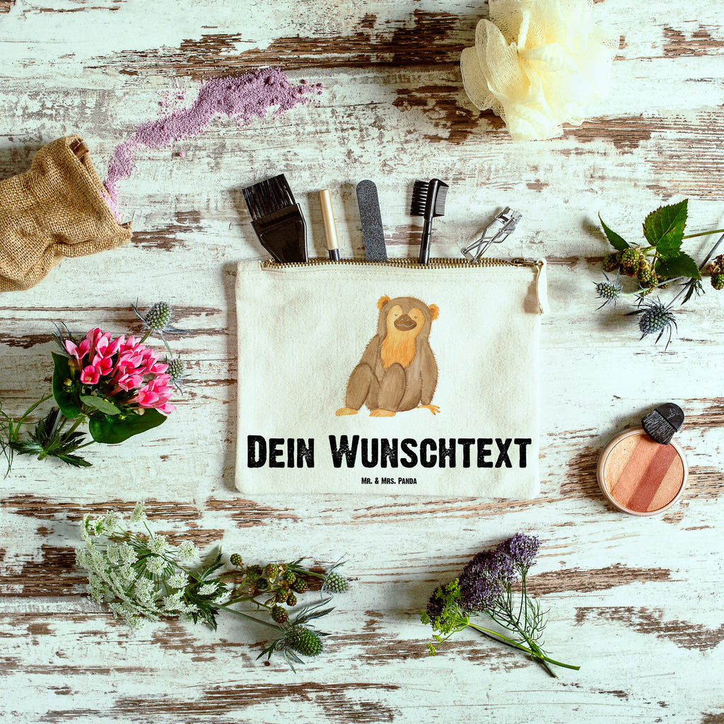 Personalisierte Schminktasche Affe Personalisierte Schminktasche, Personalisierte Kosmetiktasche, Personalisierter Kosmetikbeutel, Personalisiertes Stiftemäppchen, Personalisiertes Etui, Personalisierte Federmappe, Personalisierte Makeup Bag, Personalisiertes Schminketui, Personalisiertes Kosmetiketui, Personalisiertes Schlamperetui, Schminktasche mit Namen, Kosmetiktasche mit Namen, Kosmetikbeutel mit Namen, Stiftemäppchen mit Namen, Etui mit Namen, Federmappe mit Namen, Makeup Bg  mit Namen, Schminketui mit Namen, Kosmetiketui mit Namen, Schlamperetui mit Namen, Schminktasche personalisieren, Schminktasche bedrucken, Schminktasche selbst gestalten, Afrika, Wildtiere, Affe, Äffchen, Affen, Selbstliebe, Respekt, Motivation, Selbstachtung, Liebe, Selbstbewusstsein, Selfcare