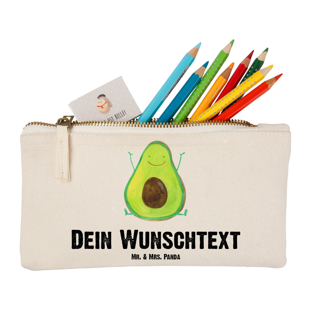 Personalisierte Schminktasche Avocado Happy Personalisierte Schminktasche, Personalisierte Kosmetiktasche, Personalisierter Kosmetikbeutel, Personalisiertes Stiftemäppchen, Personalisiertes Etui, Personalisierte Federmappe, Personalisierte Makeup Bag, Personalisiertes Schminketui, Personalisiertes Kosmetiketui, Personalisiertes Schlamperetui, Schminktasche mit Namen, Kosmetiktasche mit Namen, Kosmetikbeutel mit Namen, Stiftemäppchen mit Namen, Etui mit Namen, Federmappe mit Namen, Makeup Bg  mit Namen, Schminketui mit Namen, Kosmetiketui mit Namen, Schlamperetui mit Namen, Schminktasche personalisieren, Schminktasche bedrucken, Schminktasche selbst gestalten, Avocado, Veggie, Vegan, Gesund, Chaos