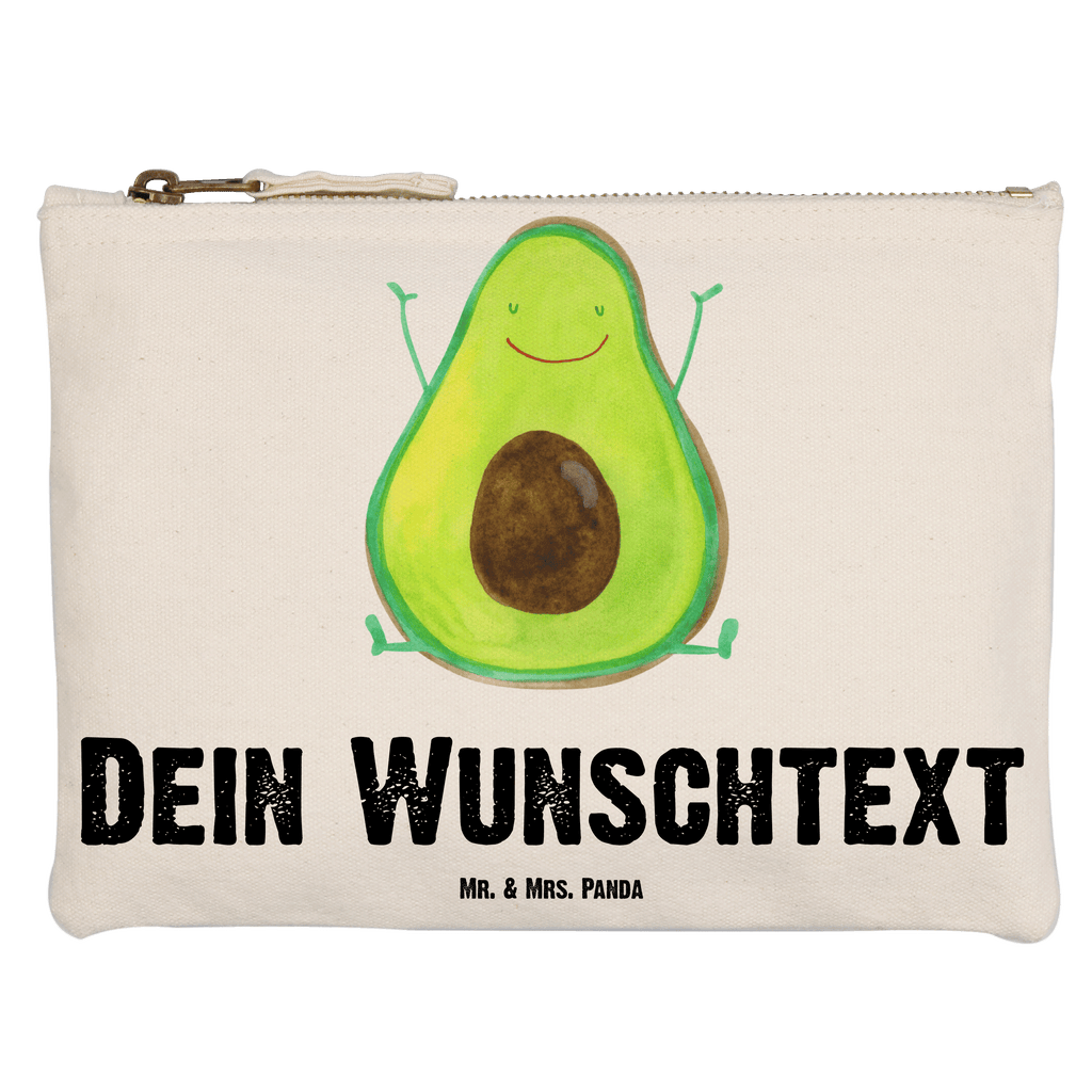 Personalisierte Schminktasche Avocado Happy Personalisierte Schminktasche, Personalisierte Kosmetiktasche, Personalisierter Kosmetikbeutel, Personalisiertes Stiftemäppchen, Personalisiertes Etui, Personalisierte Federmappe, Personalisierte Makeup Bag, Personalisiertes Schminketui, Personalisiertes Kosmetiketui, Personalisiertes Schlamperetui, Schminktasche mit Namen, Kosmetiktasche mit Namen, Kosmetikbeutel mit Namen, Stiftemäppchen mit Namen, Etui mit Namen, Federmappe mit Namen, Makeup Bg  mit Namen, Schminketui mit Namen, Kosmetiketui mit Namen, Schlamperetui mit Namen, Schminktasche personalisieren, Schminktasche bedrucken, Schminktasche selbst gestalten, Avocado, Veggie, Vegan, Gesund, Chaos