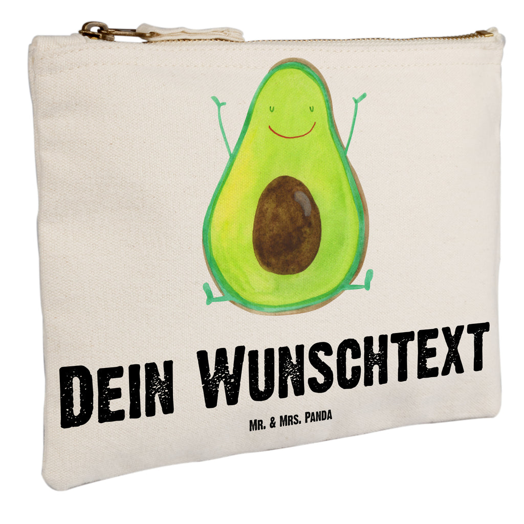 Personalisierte Schminktasche Avocado Happy Personalisierte Schminktasche, Personalisierte Kosmetiktasche, Personalisierter Kosmetikbeutel, Personalisiertes Stiftemäppchen, Personalisiertes Etui, Personalisierte Federmappe, Personalisierte Makeup Bag, Personalisiertes Schminketui, Personalisiertes Kosmetiketui, Personalisiertes Schlamperetui, Schminktasche mit Namen, Kosmetiktasche mit Namen, Kosmetikbeutel mit Namen, Stiftemäppchen mit Namen, Etui mit Namen, Federmappe mit Namen, Makeup Bg  mit Namen, Schminketui mit Namen, Kosmetiketui mit Namen, Schlamperetui mit Namen, Schminktasche personalisieren, Schminktasche bedrucken, Schminktasche selbst gestalten, Avocado, Veggie, Vegan, Gesund, Chaos