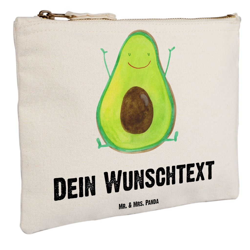 Personalisierte Schminktasche Avocado Happy Personalisierte Schminktasche, Personalisierte Kosmetiktasche, Personalisierter Kosmetikbeutel, Personalisiertes Stiftemäppchen, Personalisiertes Etui, Personalisierte Federmappe, Personalisierte Makeup Bag, Personalisiertes Schminketui, Personalisiertes Kosmetiketui, Personalisiertes Schlamperetui, Schminktasche mit Namen, Kosmetiktasche mit Namen, Kosmetikbeutel mit Namen, Stiftemäppchen mit Namen, Etui mit Namen, Federmappe mit Namen, Makeup Bg  mit Namen, Schminketui mit Namen, Kosmetiketui mit Namen, Schlamperetui mit Namen, Schminktasche personalisieren, Schminktasche bedrucken, Schminktasche selbst gestalten, Avocado, Veggie, Vegan, Gesund, Chaos