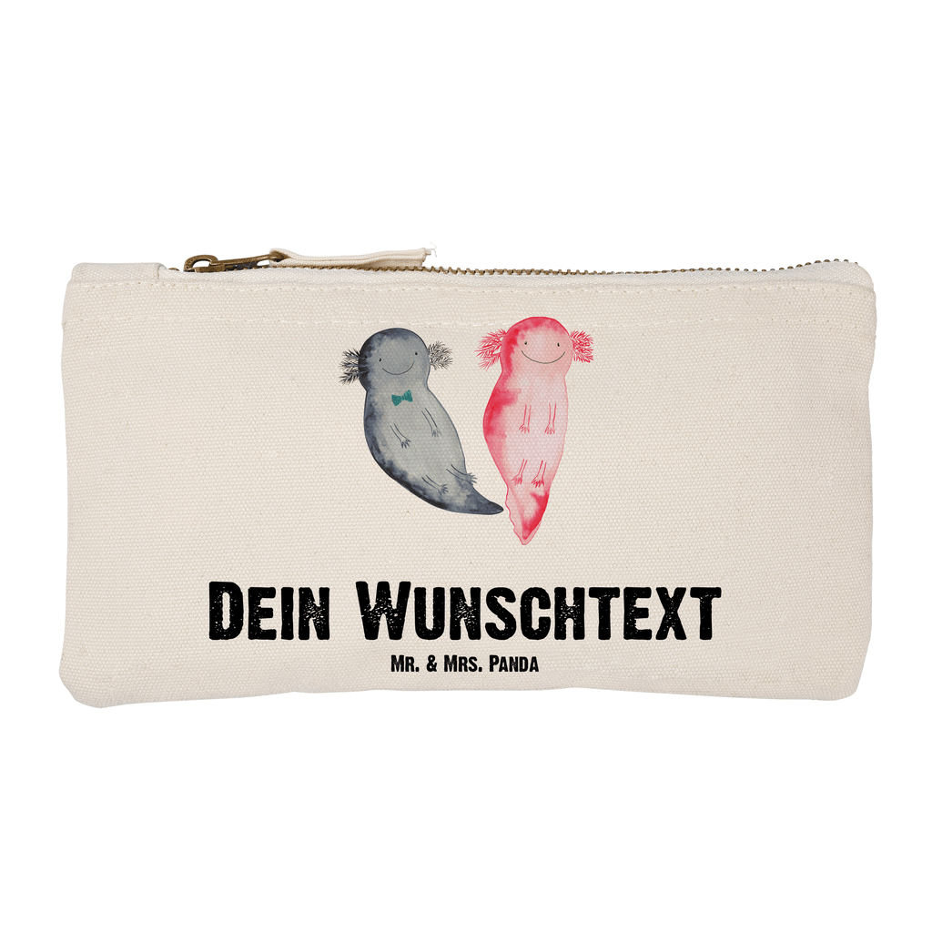 Personalisierte Schminktasche Axolotl Axel+Lotte Personalisierte Schminktasche, Personalisierte Kosmetiktasche, Personalisierter Kosmetikbeutel, Personalisiertes Stiftemäppchen, Personalisiertes Etui, Personalisierte Federmappe, Personalisierte Makeup Bag, Personalisiertes Schminketui, Personalisiertes Kosmetiketui, Personalisiertes Schlamperetui, Schminktasche mit Namen, Kosmetiktasche mit Namen, Kosmetikbeutel mit Namen, Stiftemäppchen mit Namen, Etui mit Namen, Federmappe mit Namen, Makeup Bg  mit Namen, Schminketui mit Namen, Kosmetiketui mit Namen, Schlamperetui mit Namen, Schminktasche personalisieren, Schminktasche bedrucken, Schminktasche selbst gestalten, Axolotl, Molch, Axolot, Schwanzlurch, Lurch, Lurche, Liebe, große Liebe, Liebesbeweis, Freund, Verlobter, Ehemann, Jahrestag, Valentinstag