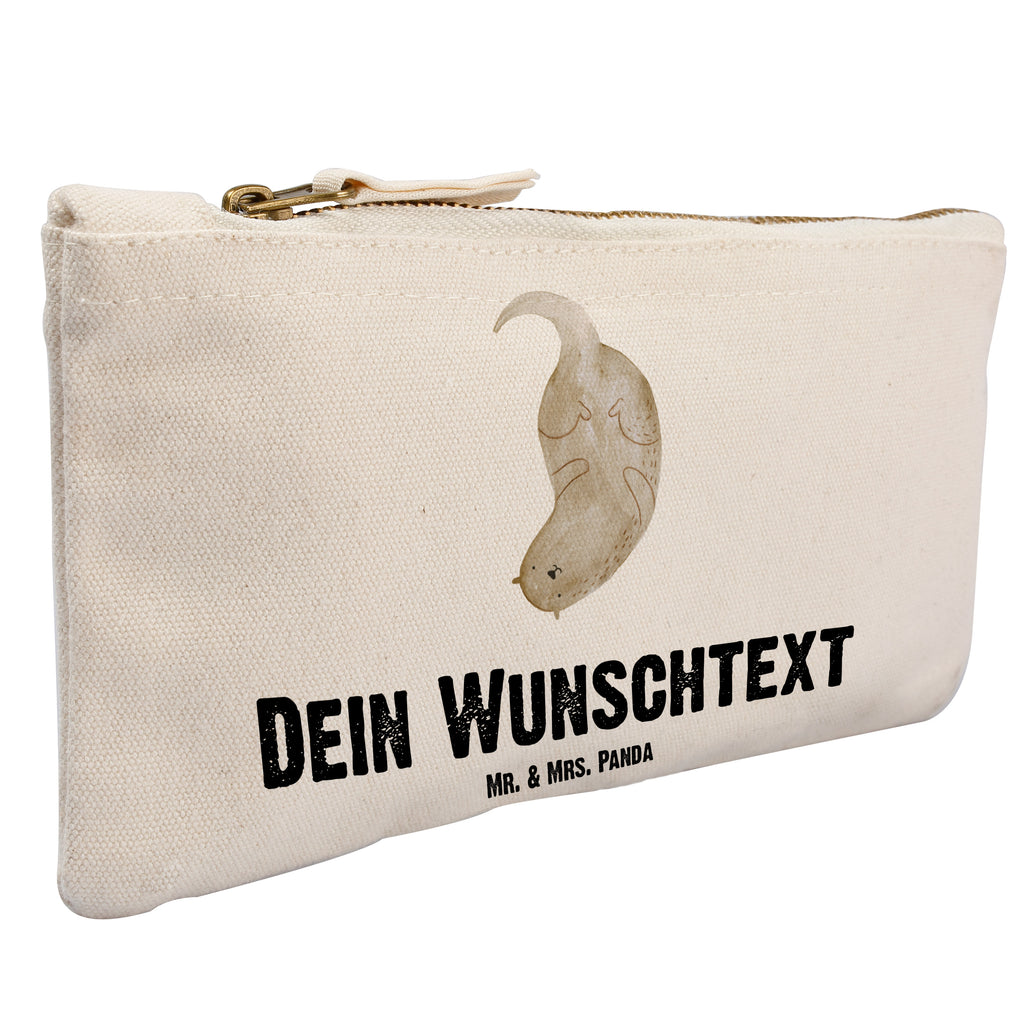 Personalisierte Schminktasche Otter kopfüber Personalisierte Schminktasche, Personalisierte Kosmetiktasche, Personalisierter Kosmetikbeutel, Personalisiertes Stiftemäppchen, Personalisiertes Etui, Personalisierte Federmappe, Personalisierte Makeup Bag, Personalisiertes Schminketui, Personalisiertes Kosmetiketui, Personalisiertes Schlamperetui, Schminktasche mit Namen, Kosmetiktasche mit Namen, Kosmetikbeutel mit Namen, Stiftemäppchen mit Namen, Etui mit Namen, Federmappe mit Namen, Makeup Bg  mit Namen, Schminketui mit Namen, Kosmetiketui mit Namen, Schlamperetui mit Namen, Schminktasche personalisieren, Schminktasche bedrucken, Schminktasche selbst gestalten, Otter, Fischotter, Seeotter, Otter Seeotter See Otter