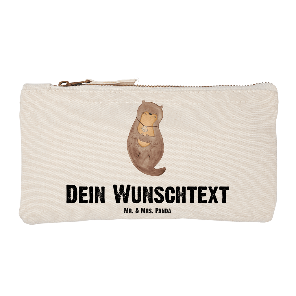 Personalisierte Schminktasche Otter mit Muschelmedaillon Personalisierte Schminktasche, Personalisierte Kosmetiktasche, Personalisierter Kosmetikbeutel, Personalisiertes Stiftemäppchen, Personalisiertes Etui, Personalisierte Federmappe, Personalisierte Makeup Bag, Personalisiertes Schminketui, Personalisiertes Kosmetiketui, Personalisiertes Schlamperetui, Schminktasche mit Namen, Kosmetiktasche mit Namen, Kosmetikbeutel mit Namen, Stiftemäppchen mit Namen, Etui mit Namen, Federmappe mit Namen, Makeup Bg  mit Namen, Schminketui mit Namen, Kosmetiketui mit Namen, Schlamperetui mit Namen, Schminktasche personalisieren, Schminktasche bedrucken, Schminktasche selbst gestalten, Otter, Fischotter, Seeotter, Otterliebe, grübeln, träumen, Motivation, Tagträumen, Büro