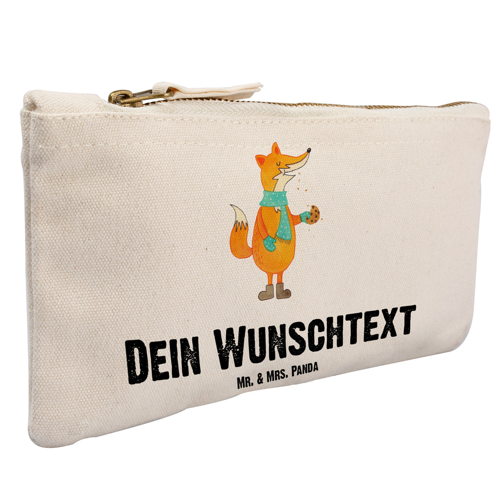 Personalisierte Schminktasche Fuchs Keks Personalisierte Schminktasche, Personalisierte Kosmetiktasche, Personalisierter Kosmetikbeutel, Personalisiertes Stiftemäppchen, Personalisiertes Etui, Personalisierte Federmappe, Personalisierte Makeup Bag, Personalisiertes Schminketui, Personalisiertes Kosmetiketui, Personalisiertes Schlamperetui, Schminktasche mit Namen, Kosmetiktasche mit Namen, Kosmetikbeutel mit Namen, Stiftemäppchen mit Namen, Etui mit Namen, Federmappe mit Namen, Makeup Bg  mit Namen, Schminketui mit Namen, Kosmetiketui mit Namen, Schlamperetui mit Namen, Schminktasche personalisieren, Schminktasche bedrucken, Schminktasche selbst gestalten, Fuchs, Füchse, Backen Spruch, Kekse, Winter, Weihnachtszeit, Plätzchen, Liebe, Küche Deko