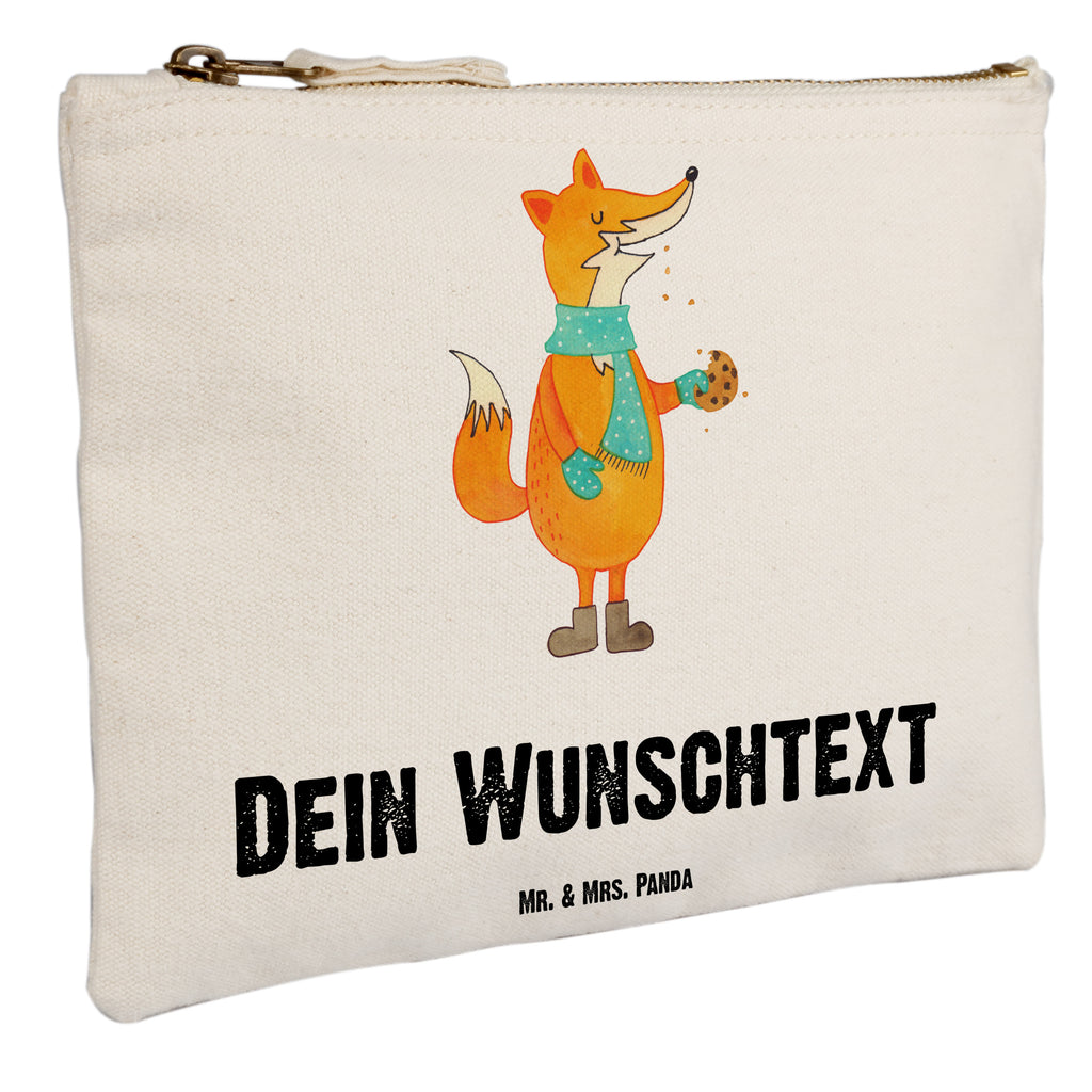 Personalisierte Schminktasche Fuchs Keks Personalisierte Schminktasche, Personalisierte Kosmetiktasche, Personalisierter Kosmetikbeutel, Personalisiertes Stiftemäppchen, Personalisiertes Etui, Personalisierte Federmappe, Personalisierte Makeup Bag, Personalisiertes Schminketui, Personalisiertes Kosmetiketui, Personalisiertes Schlamperetui, Schminktasche mit Namen, Kosmetiktasche mit Namen, Kosmetikbeutel mit Namen, Stiftemäppchen mit Namen, Etui mit Namen, Federmappe mit Namen, Makeup Bg  mit Namen, Schminketui mit Namen, Kosmetiketui mit Namen, Schlamperetui mit Namen, Schminktasche personalisieren, Schminktasche bedrucken, Schminktasche selbst gestalten, Fuchs, Füchse, Backen Spruch, Kekse, Winter, Weihnachtszeit, Plätzchen, Liebe, Küche Deko