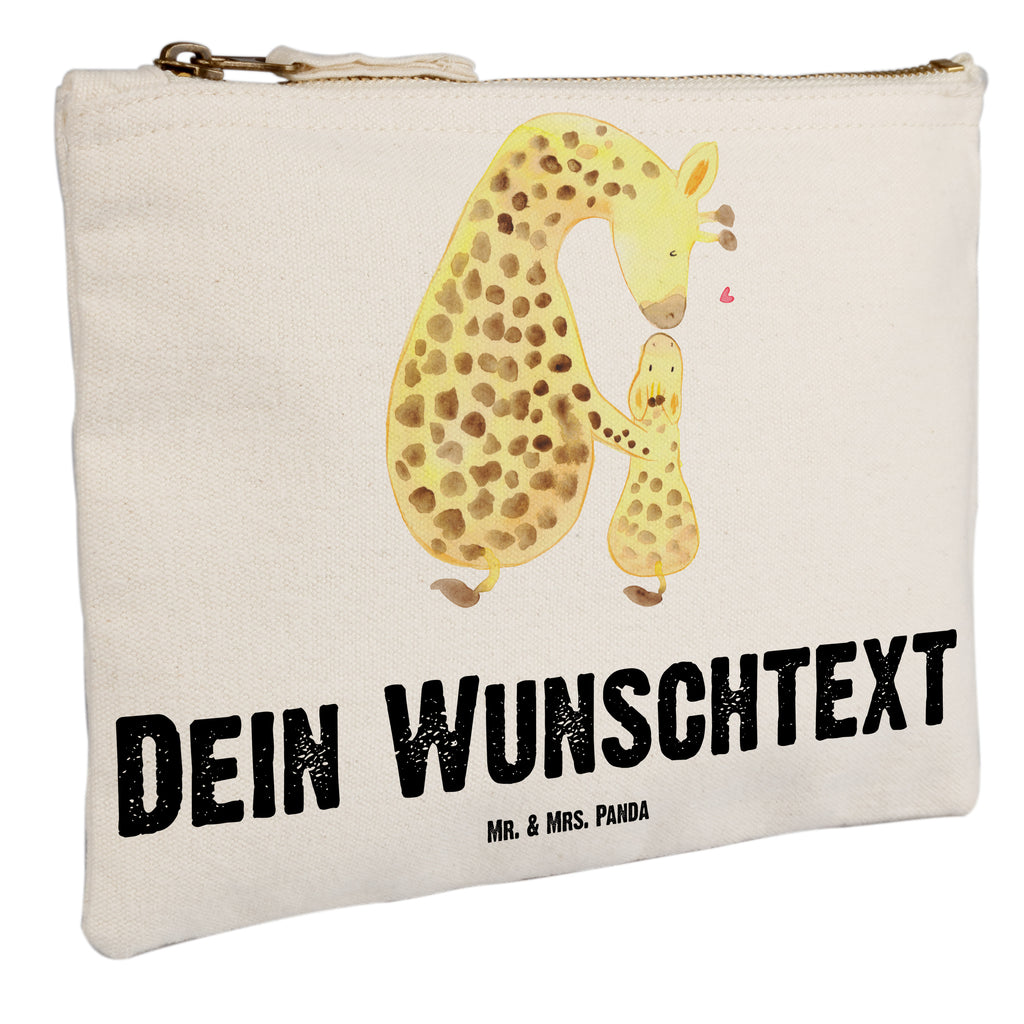 Personalisierte Schminktasche Giraffe mit Kind Personalisierte Schminktasche, Personalisierte Kosmetiktasche, Personalisierter Kosmetikbeutel, Personalisiertes Stiftemäppchen, Personalisiertes Etui, Personalisierte Federmappe, Personalisierte Makeup Bag, Personalisiertes Schminketui, Personalisiertes Kosmetiketui, Personalisiertes Schlamperetui, Schminktasche mit Namen, Kosmetiktasche mit Namen, Kosmetikbeutel mit Namen, Stiftemäppchen mit Namen, Etui mit Namen, Federmappe mit Namen, Makeup Bg  mit Namen, Schminketui mit Namen, Kosmetiketui mit Namen, Schlamperetui mit Namen, Schminktasche personalisieren, Schminktasche bedrucken, Schminktasche selbst gestalten, Afrika, Wildtiere, Giraffe, Kind, Mutter, Mama, Tochter, Sohn, Lieblingsmensch
