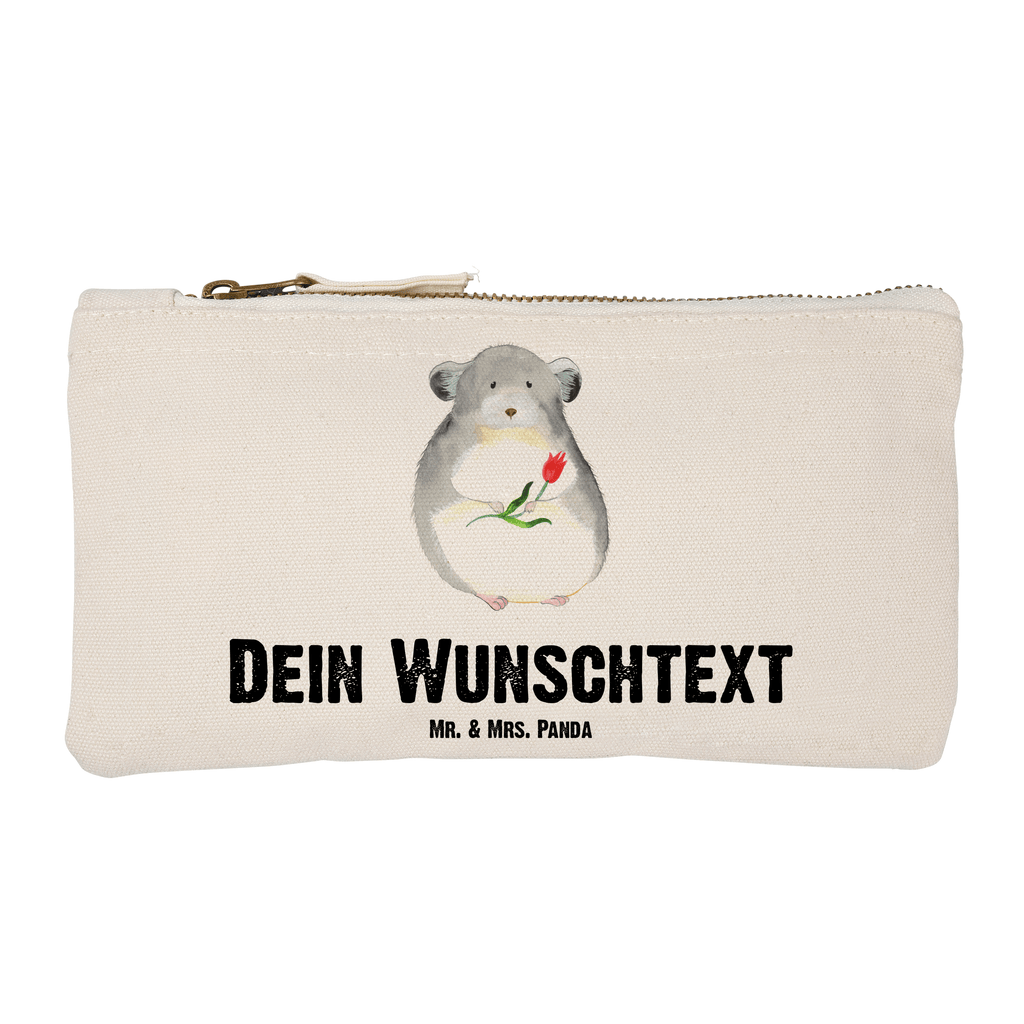 Personalisierte Schminktasche Chinchilla mit Blume Personalisierte Schminktasche, Personalisierte Kosmetiktasche, Personalisierter Kosmetikbeutel, Personalisiertes Stiftemäppchen, Personalisiertes Etui, Personalisierte Federmappe, Personalisierte Makeup Bag, Personalisiertes Schminketui, Personalisiertes Kosmetiketui, Personalisiertes Schlamperetui, Schminktasche mit Namen, Kosmetiktasche mit Namen, Kosmetikbeutel mit Namen, Stiftemäppchen mit Namen, Etui mit Namen, Federmappe mit Namen, Makeup Bg  mit Namen, Schminketui mit Namen, Kosmetiketui mit Namen, Schlamperetui mit Namen, Schminktasche personalisieren, Schminktasche bedrucken, Schminktasche selbst gestalten, süße Tiermotive, gute Laune, lustige Sprüche, Tiere, Chinchilla, Chinchillas, Liebeskummer, Kummer, Depressionen, traurig sein, Chaos, Glücklichsein, Büro, Büroalltag