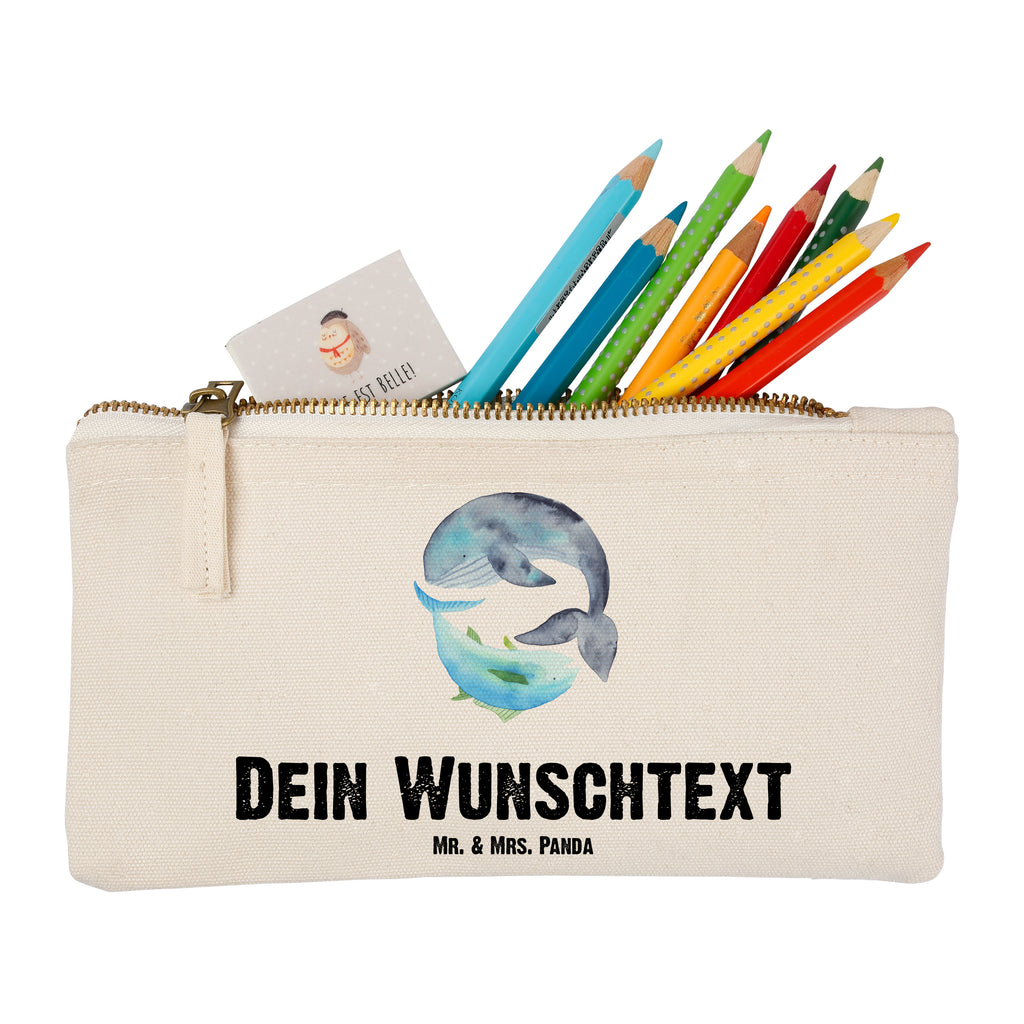 Personalisierte Schminktasche Walfisch & Thunfisch Personalisierte Schminktasche, Personalisierte Kosmetiktasche, Personalisierter Kosmetikbeutel, Personalisiertes Stiftemäppchen, Personalisiertes Etui, Personalisierte Federmappe, Personalisierte Makeup Bag, Personalisiertes Schminketui, Personalisiertes Kosmetiketui, Personalisiertes Schlamperetui, Schminktasche mit Namen, Kosmetiktasche mit Namen, Kosmetikbeutel mit Namen, Stiftemäppchen mit Namen, Etui mit Namen, Federmappe mit Namen, Makeup Bg  mit Namen, Schminketui mit Namen, Kosmetiketui mit Namen, Schlamperetui mit Namen, Schminktasche personalisieren, Schminktasche bedrucken, Schminktasche selbst gestalten, süße Tiermotive, gute Laune, lustige Sprüche, Tiere, Wal, Wahl, Tunfisch, Wortwitz lustig, Spruch lustig, Flachwitz, Witz, Spruch des Tages, Flachwitz Geschenk
