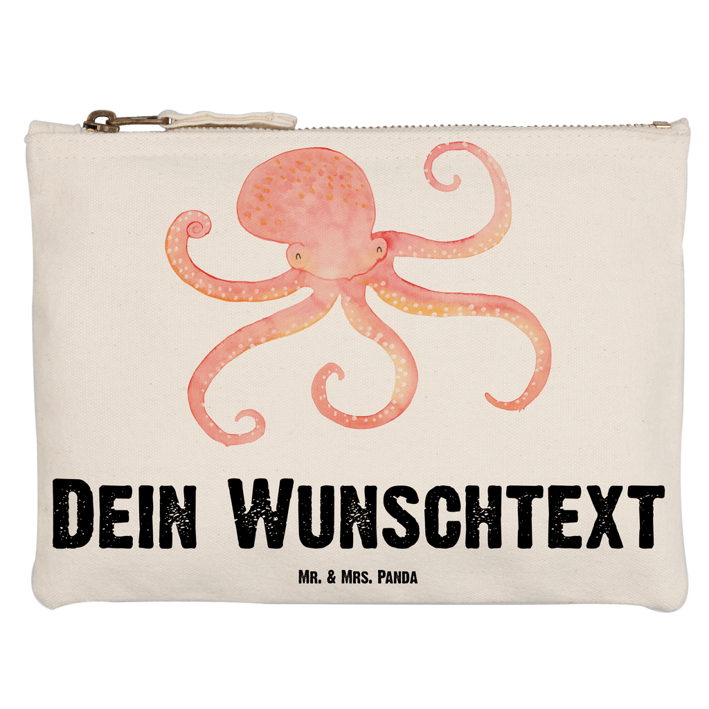 Personalisierte Schminktasche Tintenfisch Personalisierte Schminktasche, Personalisierte Kosmetiktasche, Personalisierter Kosmetikbeutel, Personalisiertes Stiftemäppchen, Personalisiertes Etui, Personalisierte Federmappe, Personalisierte Makeup Bag, Personalisiertes Schminketui, Personalisiertes Kosmetiketui, Personalisiertes Schlamperetui, Schminktasche mit Namen, Kosmetiktasche mit Namen, Kosmetikbeutel mit Namen, Stiftemäppchen mit Namen, Etui mit Namen, Federmappe mit Namen, Makeup Bg  mit Namen, Schminketui mit Namen, Kosmetiketui mit Namen, Schlamperetui mit Namen, Schminktasche personalisieren, Schminktasche bedrucken, Schminktasche selbst gestalten, süße Tiermotive, gute Laune, lustige Sprüche, Tiere, Meer, Meerestier, Krake, Tintenfisch, Arme, Wasser, Ozean