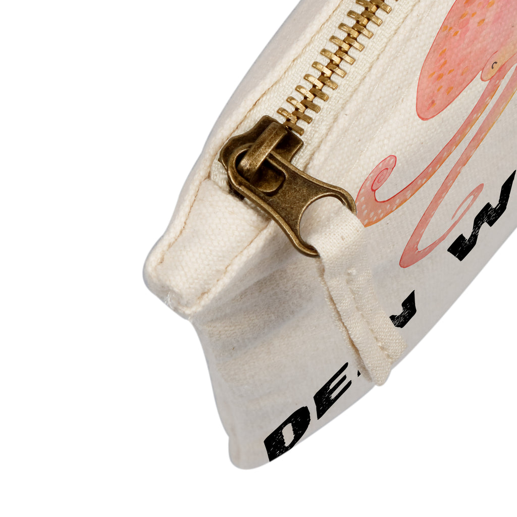 Personalisierte Schminktasche Tintenfisch Personalisierte Schminktasche, Personalisierte Kosmetiktasche, Personalisierter Kosmetikbeutel, Personalisiertes Stiftemäppchen, Personalisiertes Etui, Personalisierte Federmappe, Personalisierte Makeup Bag, Personalisiertes Schminketui, Personalisiertes Kosmetiketui, Personalisiertes Schlamperetui, Schminktasche mit Namen, Kosmetiktasche mit Namen, Kosmetikbeutel mit Namen, Stiftemäppchen mit Namen, Etui mit Namen, Federmappe mit Namen, Makeup Bg  mit Namen, Schminketui mit Namen, Kosmetiketui mit Namen, Schlamperetui mit Namen, Schminktasche personalisieren, Schminktasche bedrucken, Schminktasche selbst gestalten, süße Tiermotive, gute Laune, lustige Sprüche, Tiere, Meer, Meerestier, Krake, Tintenfisch, Arme, Wasser, Ozean