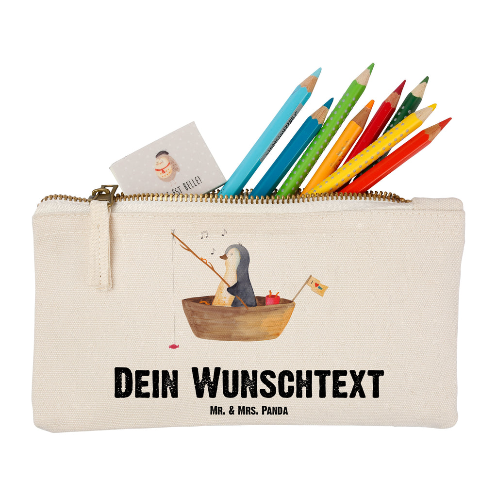 Personalisierte Schminktasche Pinguin Angelboot Personalisierte Schminktasche, Personalisierte Kosmetiktasche, Personalisierter Kosmetikbeutel, Personalisiertes Stiftemäppchen, Personalisiertes Etui, Personalisierte Federmappe, Personalisierte Makeup Bag, Personalisiertes Schminketui, Personalisiertes Kosmetiketui, Personalisiertes Schlamperetui, Schminktasche mit Namen, Kosmetiktasche mit Namen, Kosmetikbeutel mit Namen, Stiftemäppchen mit Namen, Etui mit Namen, Federmappe mit Namen, Makeup Bg  mit Namen, Schminketui mit Namen, Kosmetiketui mit Namen, Schlamperetui mit Namen, Schminktasche personalisieren, Schminktasche bedrucken, Schminktasche selbst gestalten, Pinguin, Pinguine, Angeln, Boot, Angelboot, Lebenslust, Leben, genießen, Motivation, Neustart, Neuanfang, Trennung, Scheidung, Geschenkidee Liebeskummer