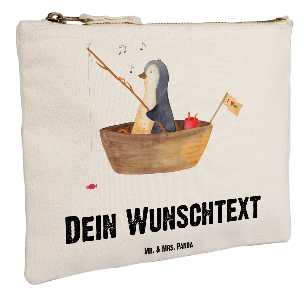 Personalisierte Schminktasche Pinguin Angelboot Personalisierte Schminktasche, Personalisierte Kosmetiktasche, Personalisierter Kosmetikbeutel, Personalisiertes Stiftemäppchen, Personalisiertes Etui, Personalisierte Federmappe, Personalisierte Makeup Bag, Personalisiertes Schminketui, Personalisiertes Kosmetiketui, Personalisiertes Schlamperetui, Schminktasche mit Namen, Kosmetiktasche mit Namen, Kosmetikbeutel mit Namen, Stiftemäppchen mit Namen, Etui mit Namen, Federmappe mit Namen, Makeup Bg  mit Namen, Schminketui mit Namen, Kosmetiketui mit Namen, Schlamperetui mit Namen, Schminktasche personalisieren, Schminktasche bedrucken, Schminktasche selbst gestalten, Pinguin, Pinguine, Angeln, Boot, Angelboot, Lebenslust, Leben, genießen, Motivation, Neustart, Neuanfang, Trennung, Scheidung, Geschenkidee Liebeskummer