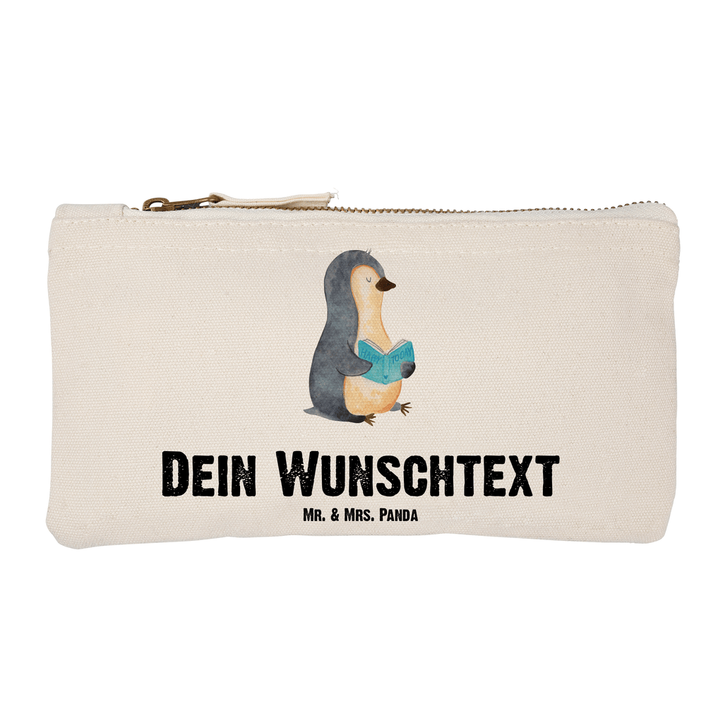 Personalisierte Schminktasche Pinguin Buch Personalisierte Schminktasche, Personalisierte Kosmetiktasche, Personalisierter Kosmetikbeutel, Personalisiertes Stiftemäppchen, Personalisiertes Etui, Personalisierte Federmappe, Personalisierte Makeup Bag, Personalisiertes Schminketui, Personalisiertes Kosmetiketui, Personalisiertes Schlamperetui, Schminktasche mit Namen, Kosmetiktasche mit Namen, Kosmetikbeutel mit Namen, Stiftemäppchen mit Namen, Etui mit Namen, Federmappe mit Namen, Makeup Bg  mit Namen, Schminketui mit Namen, Kosmetiketui mit Namen, Schlamperetui mit Namen, Schminktasche personalisieren, Schminktasche bedrucken, Schminktasche selbst gestalten, Pinguin, Pinguine, Buch, Lesen, Bücherwurm, Nichtstun, Faulenzen, Ferien, Urlaub, Freizeit
